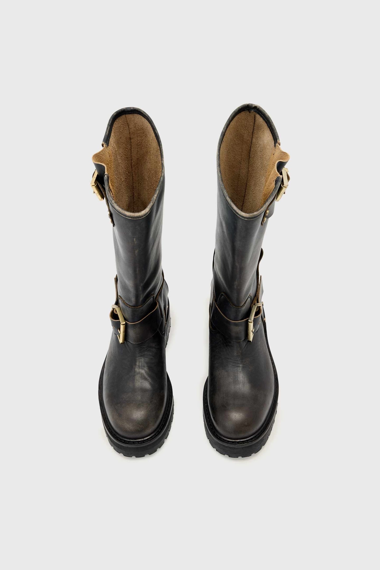 TAY BIKER BOOT DARK BROWN 2