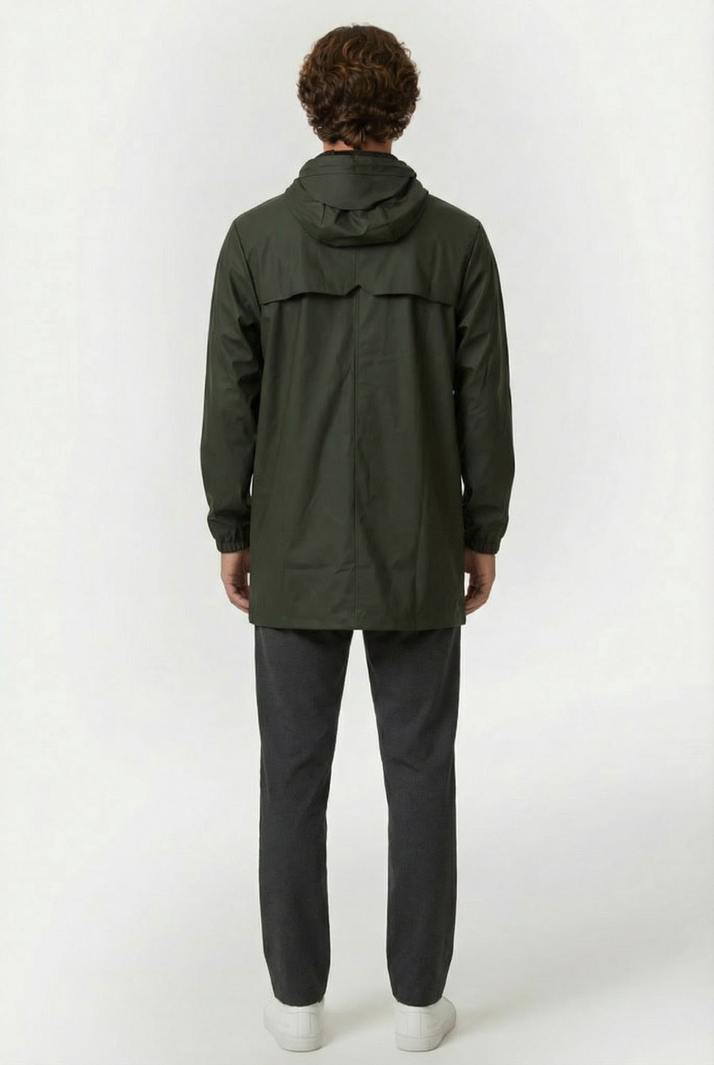 UNISEX CARGO LONG JACKET W3 GREEN 5