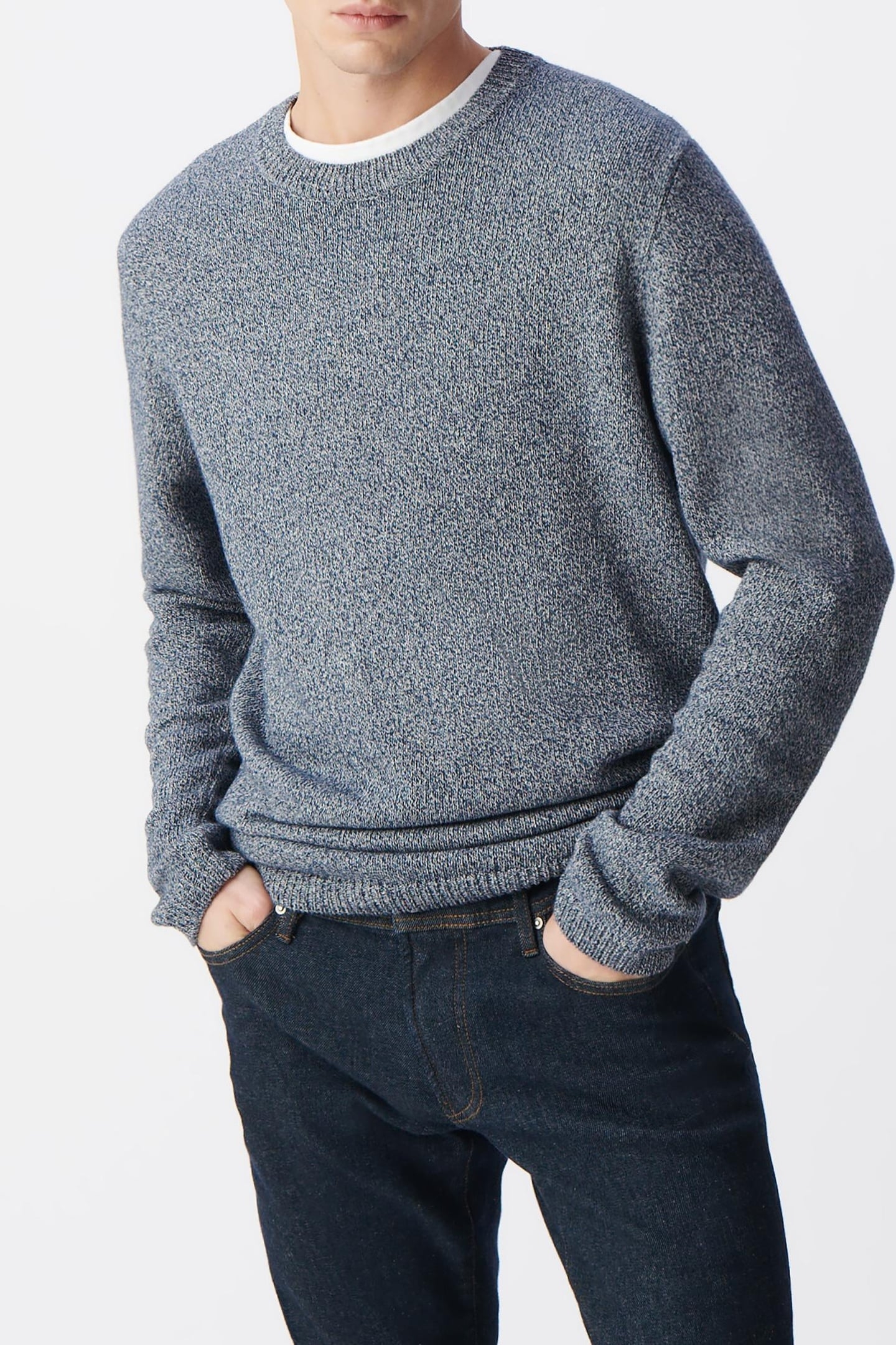 INK MOULINÉ KNIT CREW NECK SWEATER 2