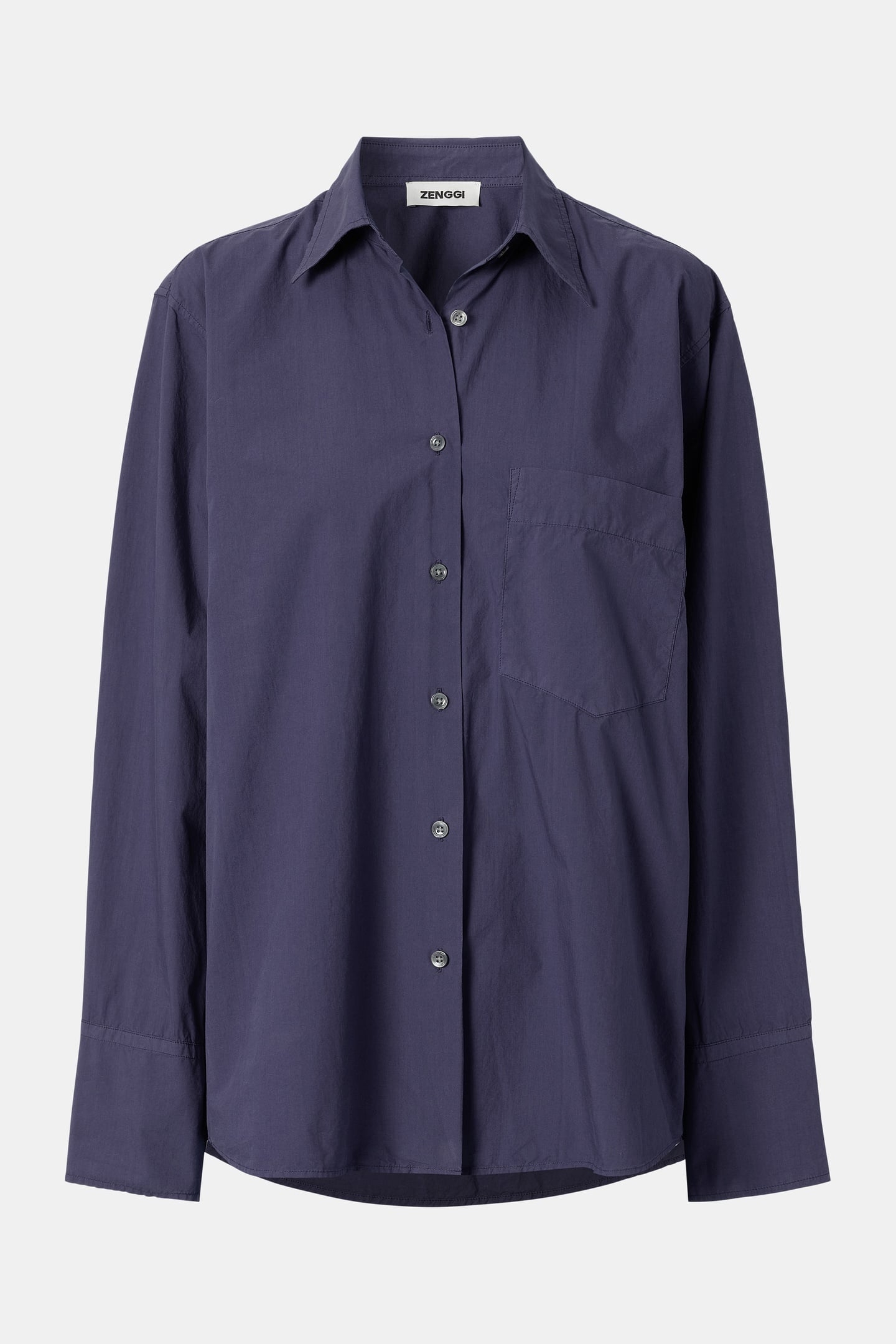 POPLIN SHIRT MIDNIGHT BLUE 4