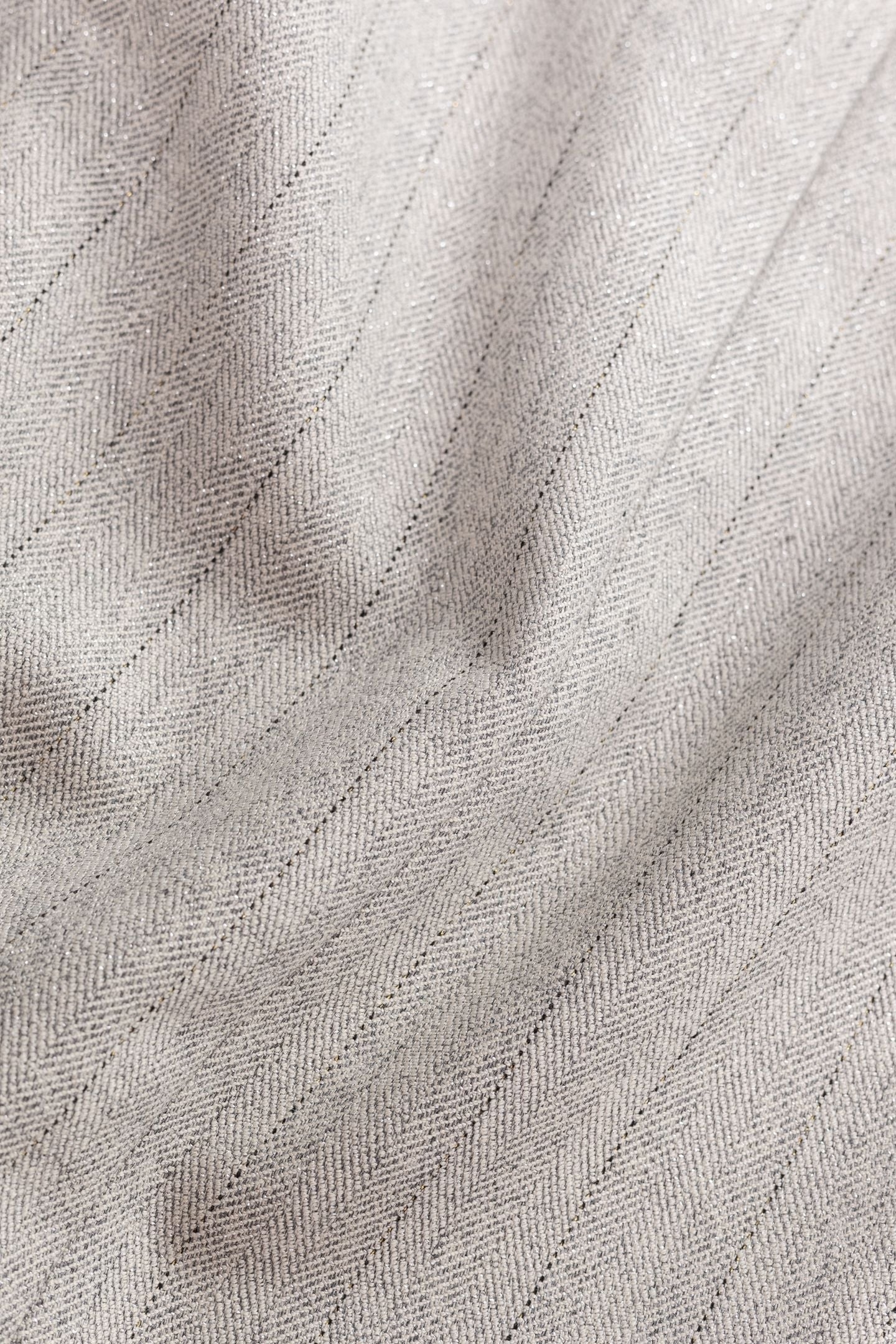 GREY LUREX STRIPED SUIT VEST 6