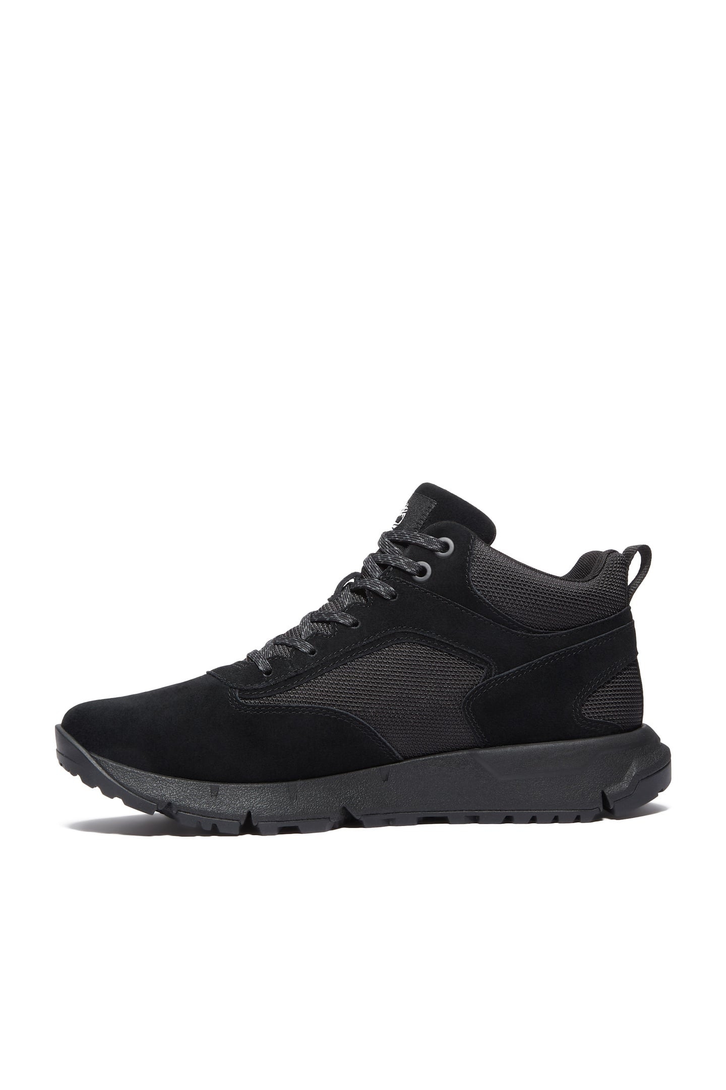 VOYAGER PARK MID LACE UP SNEAKER BLACK SUEDE 6