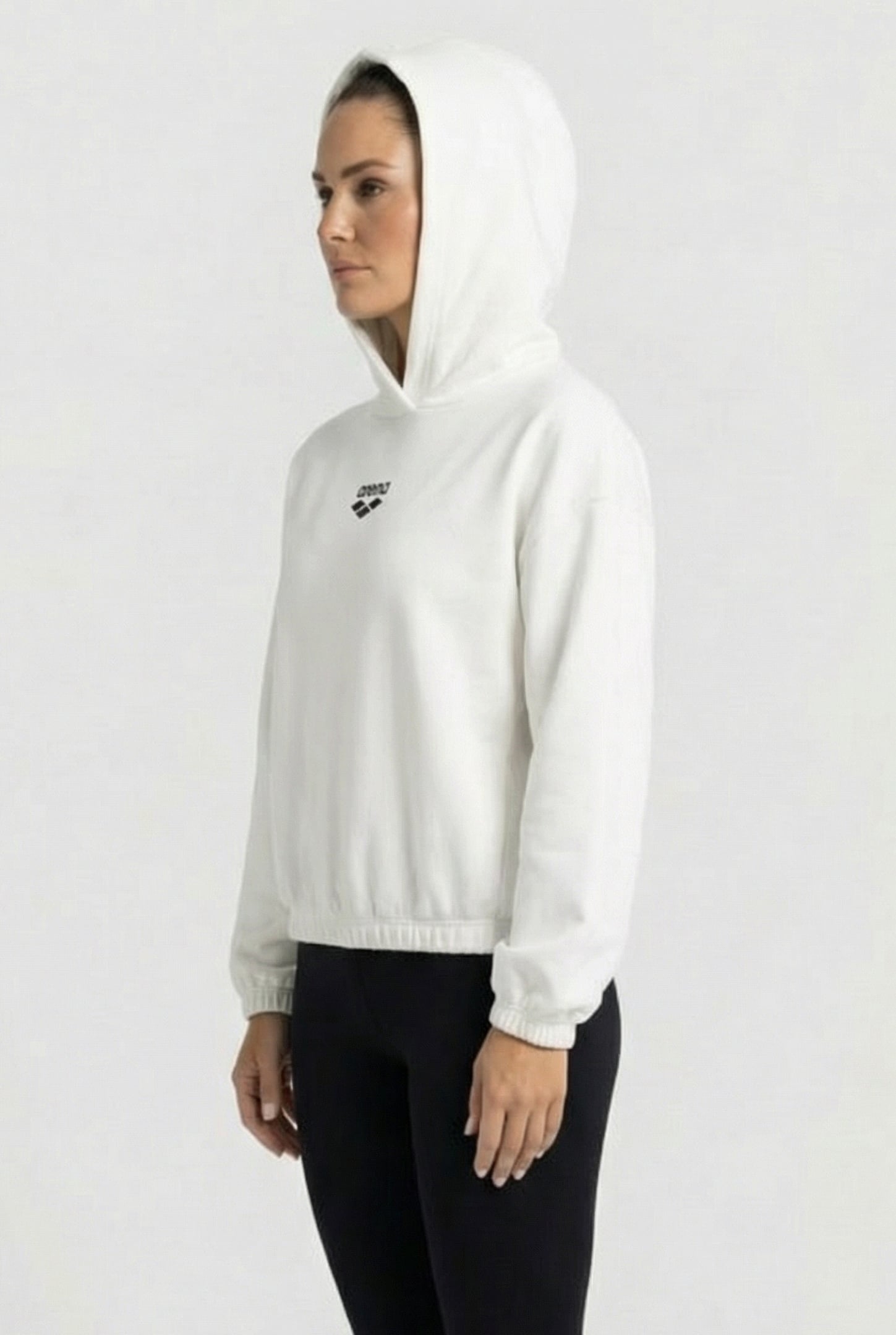 WOMEN'S HOODED SWEAT MPH WHITE 3