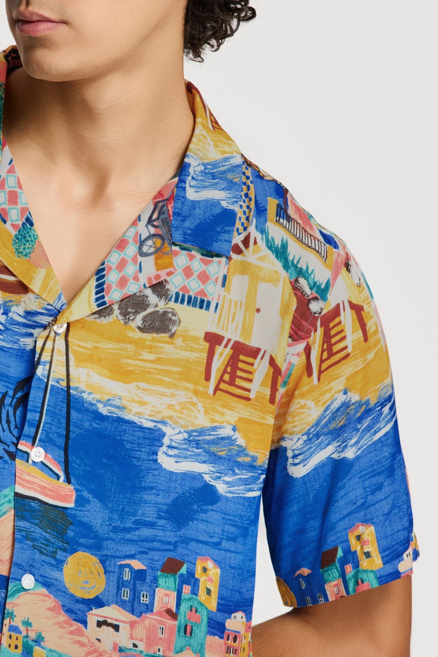 VIC SHORT SLEEVE SHIRT SHIWI ISLAND MULTI BRIGHT SHIWI ISLAN 8