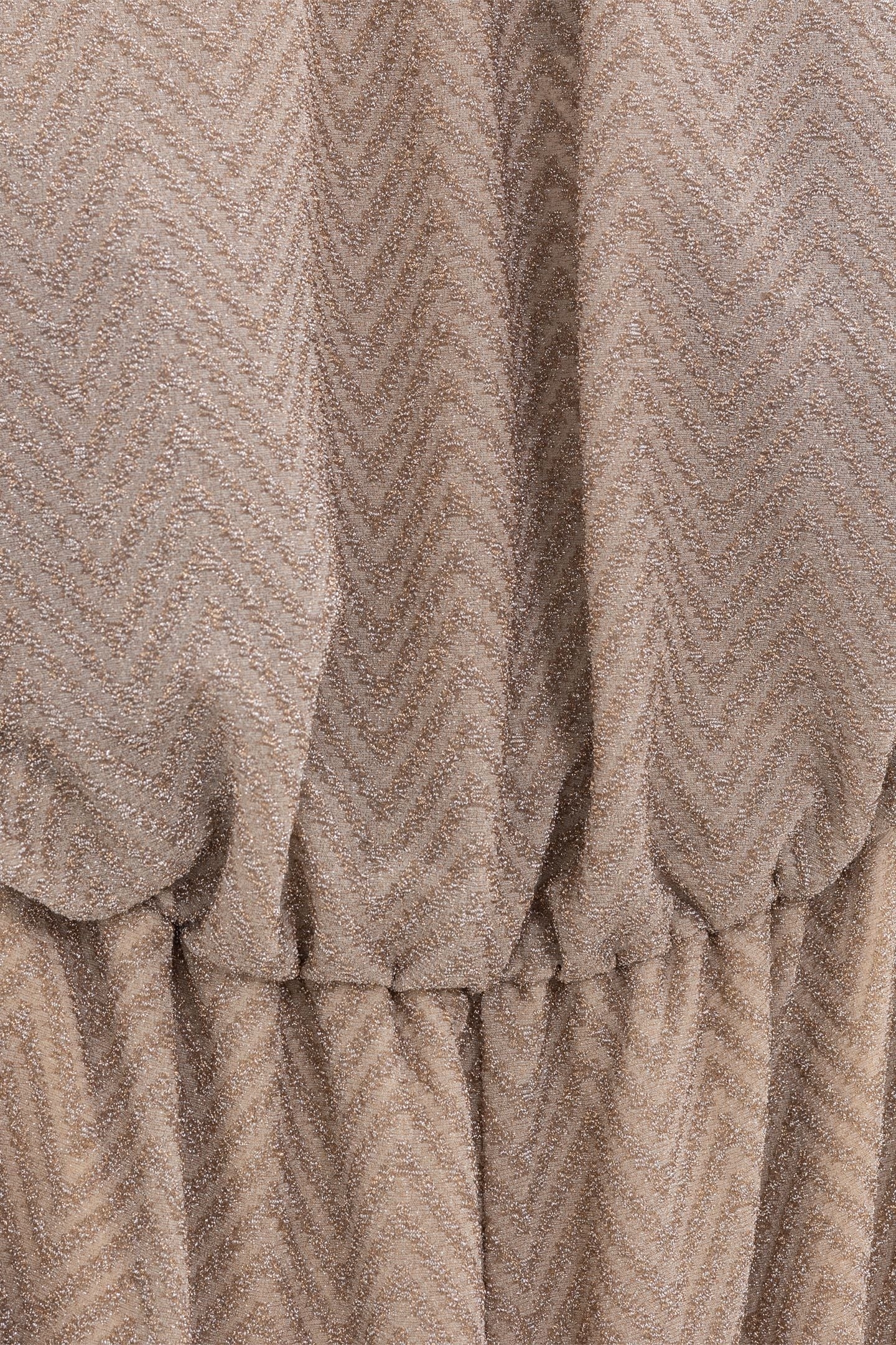 HERRINGBONE PATTERN GOLD JUMPSUIT 4