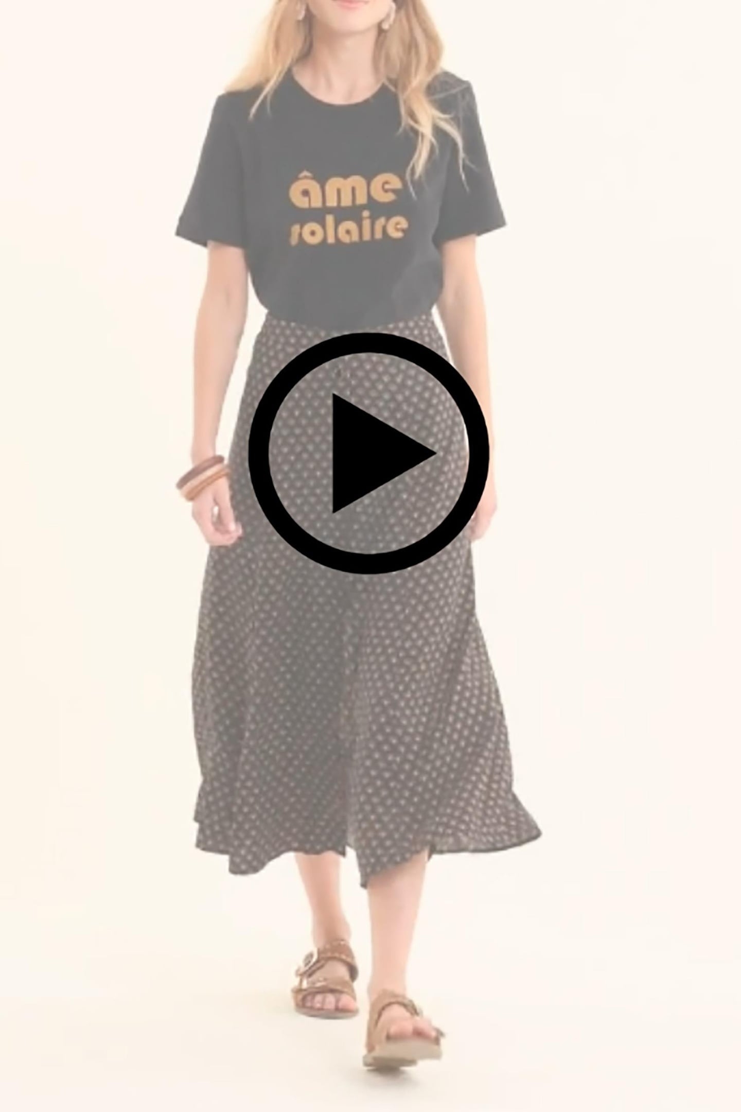 SHORT-SLEEVED BLACK T-SHIRT WITH CAMEL MESSAGE BLACK 3