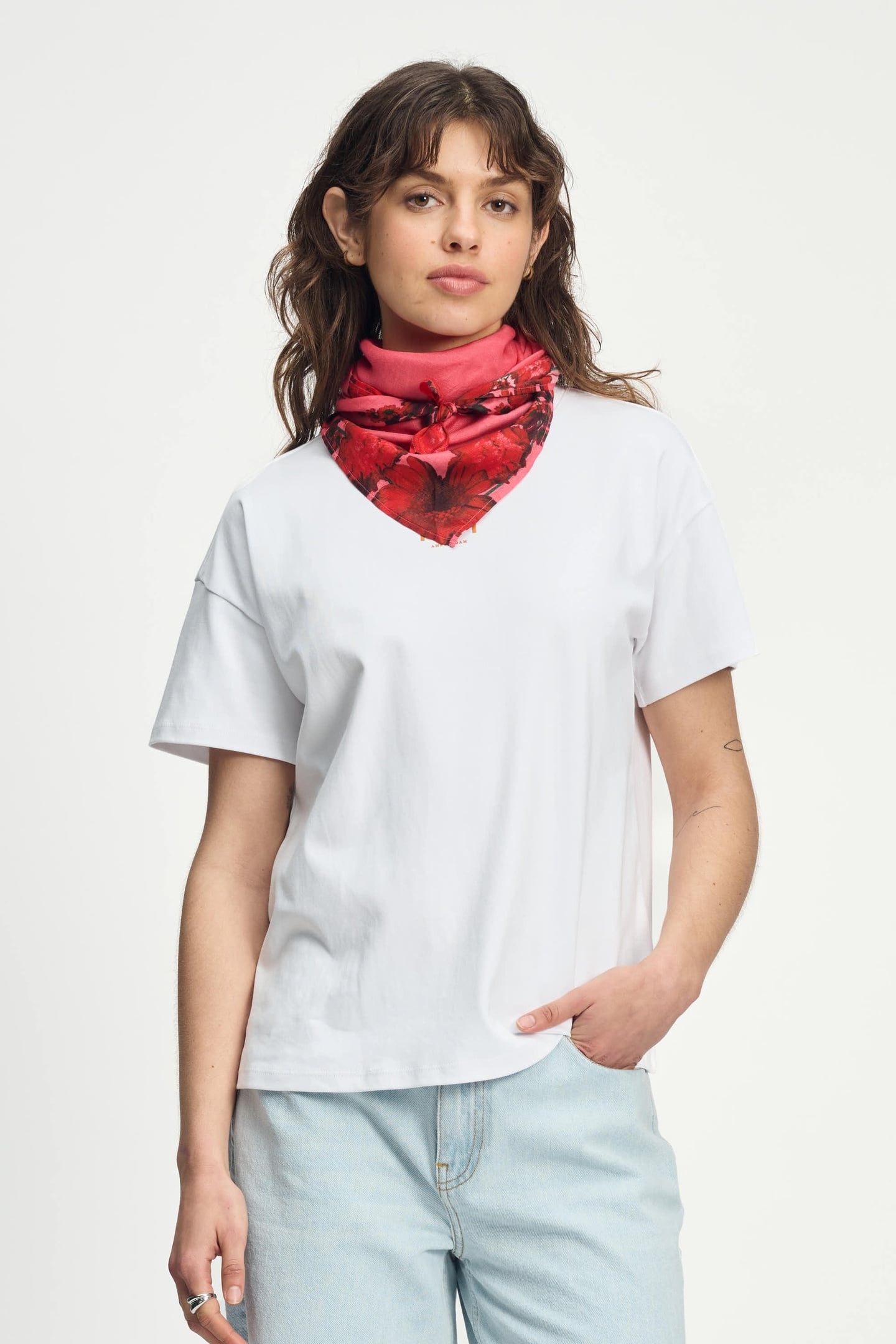 SHAWL - RASPBERRY BOUQUET PINK 1