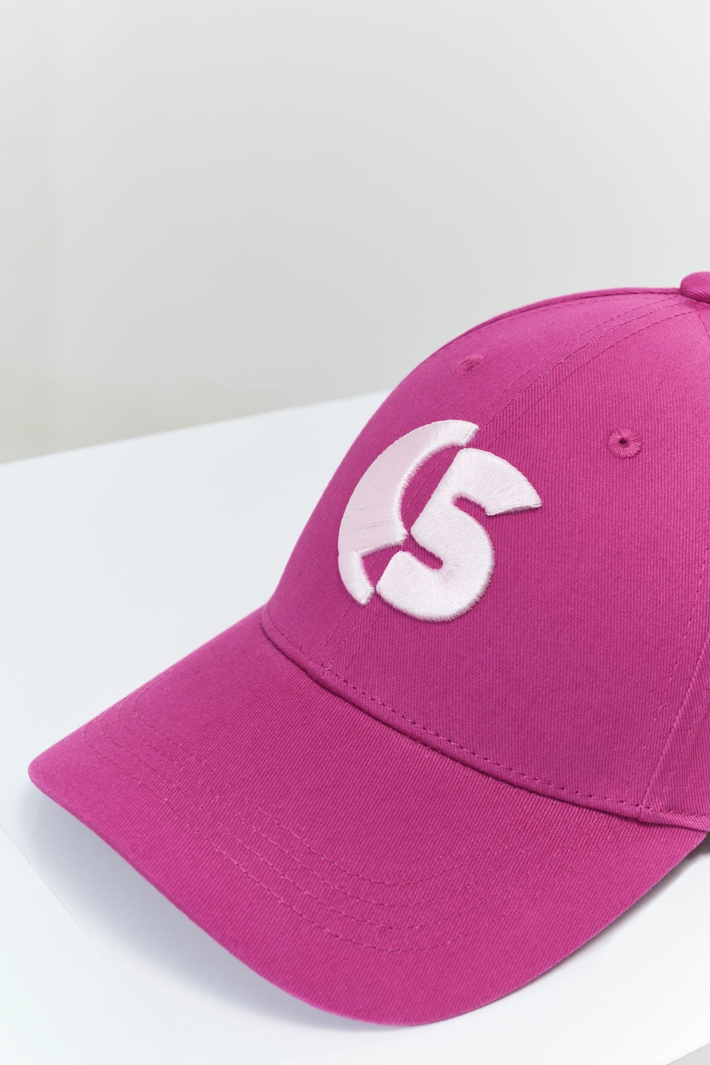 ALEA - PINK CAP WITH MONOGRAM EMBROIDERY 1