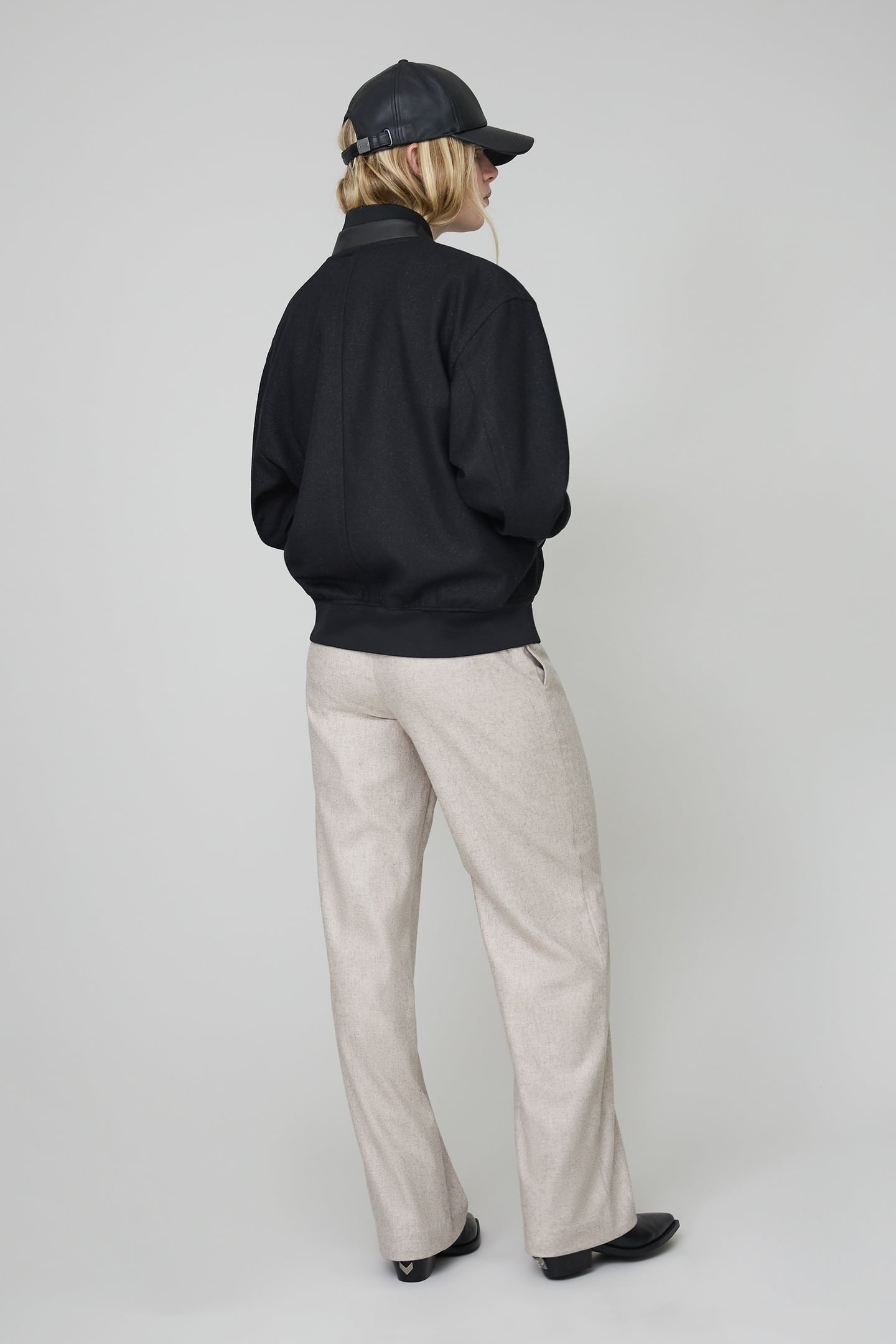 PURE EDITION-OVERSIZE SEQUINED BLACK BOMBER 3