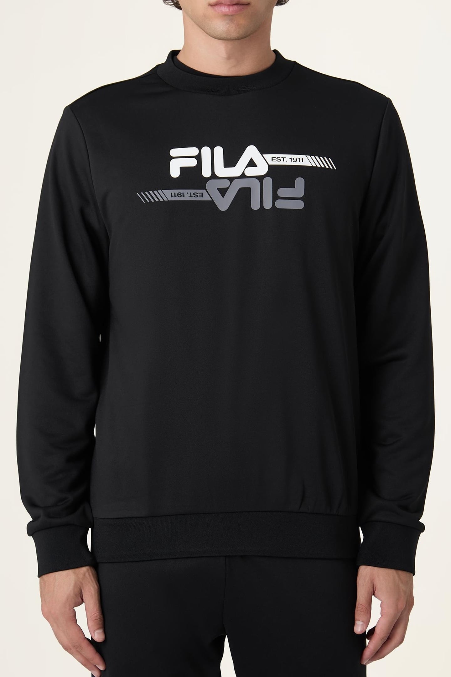 MANTA REGULAR GRAPHIC SWEATSHIRT BLACK 1