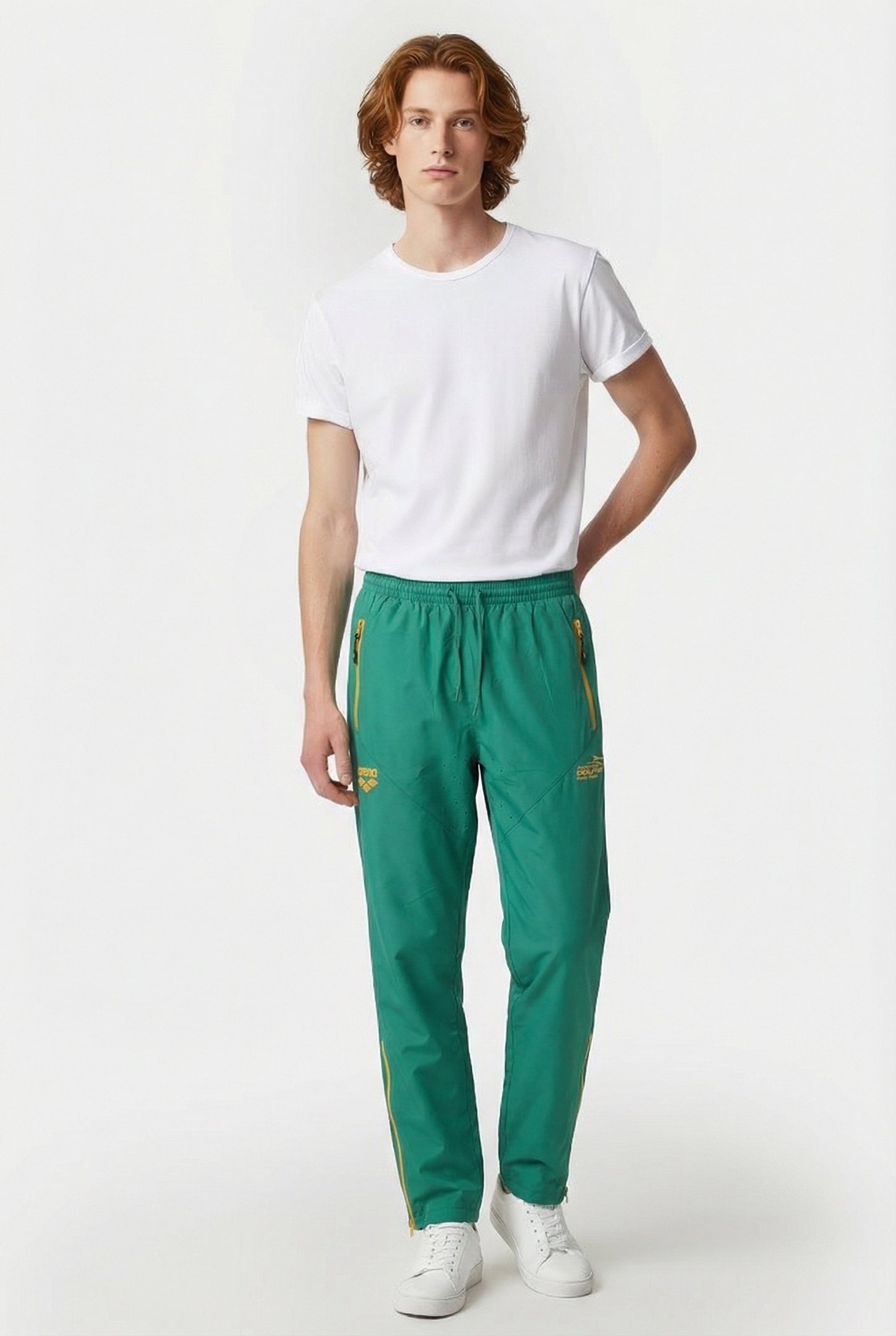 UNISEX AUSTRALIA WARM UP PANT GREEN 2