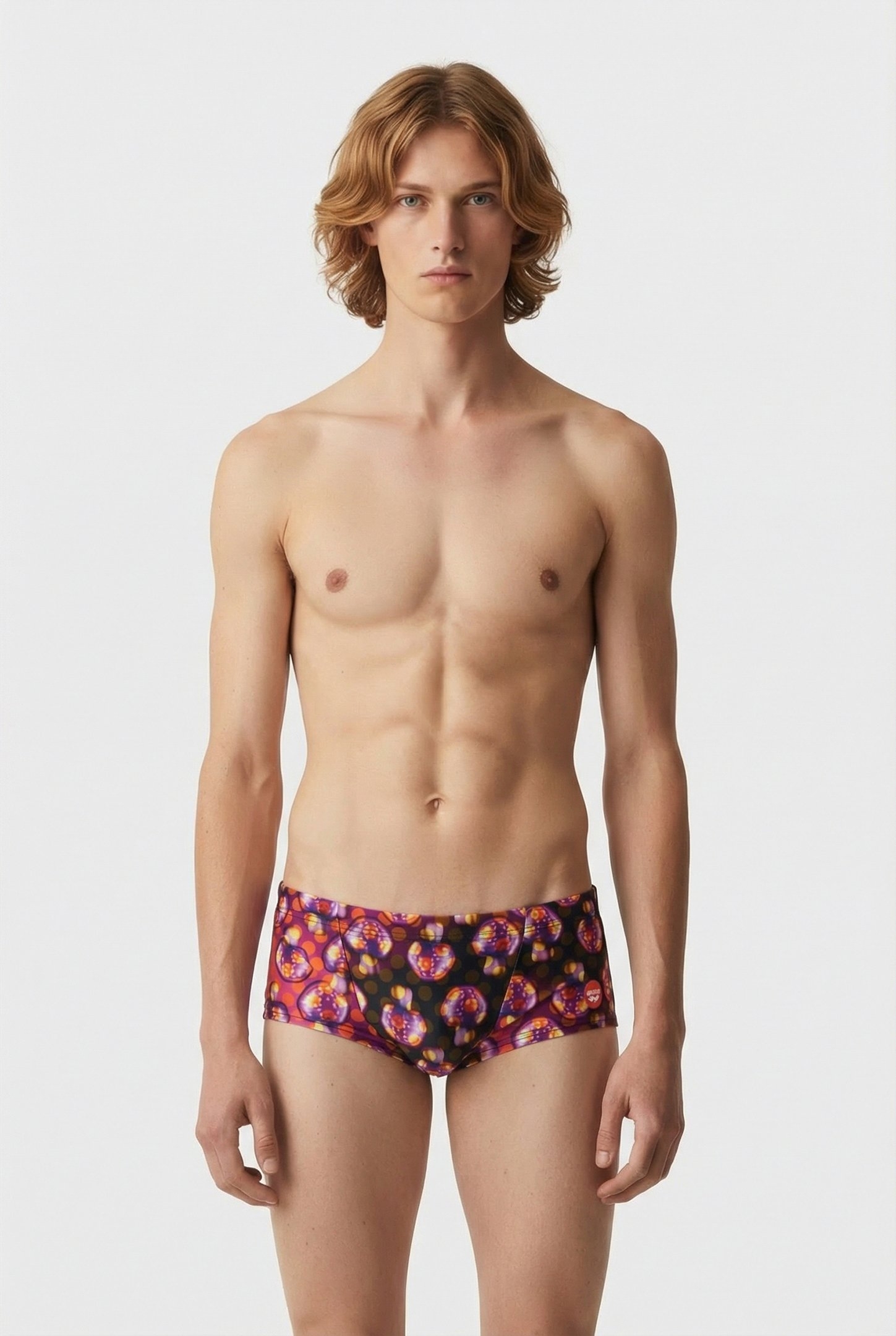 MEN'S CRAZY ARENA SWIM LOW WAIST SHORT A BLACK MULTI 1