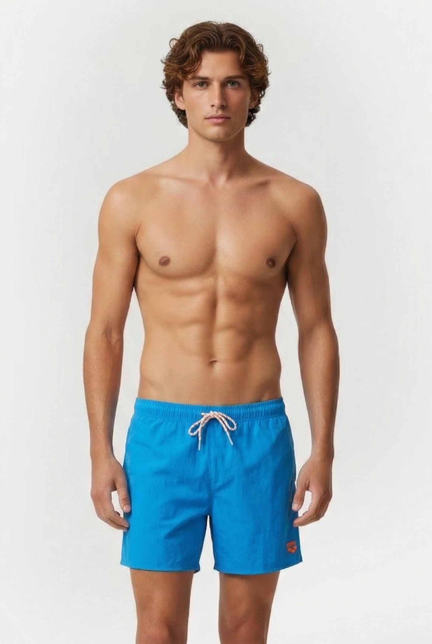 MEN'S ARENA PRO_FILE BEACH L-SHORT BLUE LAKE-CALYPSO CORAL 1