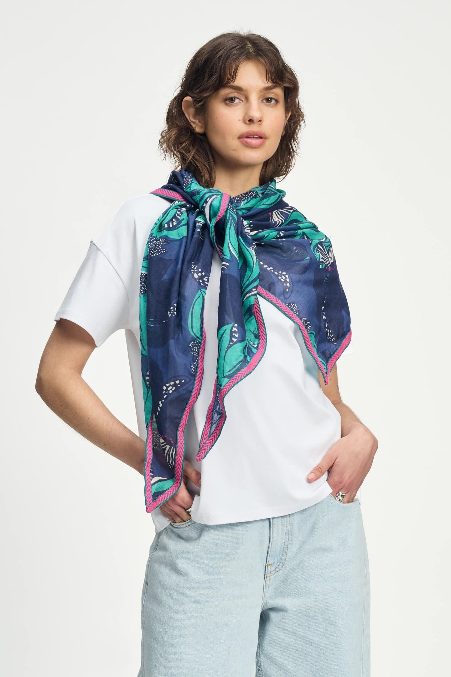 SHAWL - DELICACY GREEN 1