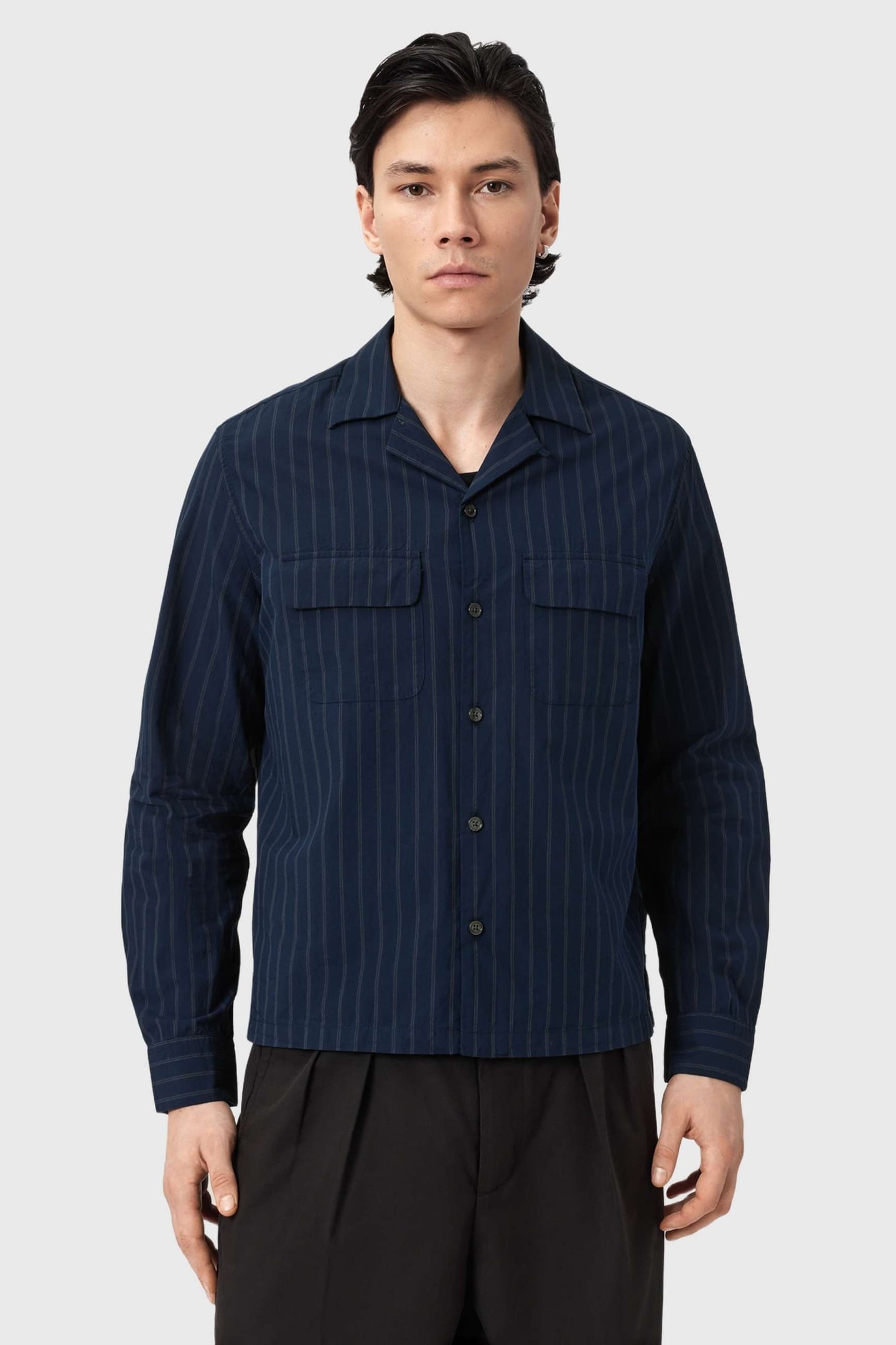 STANLEY LS SHIRT NAVY BLUE 1