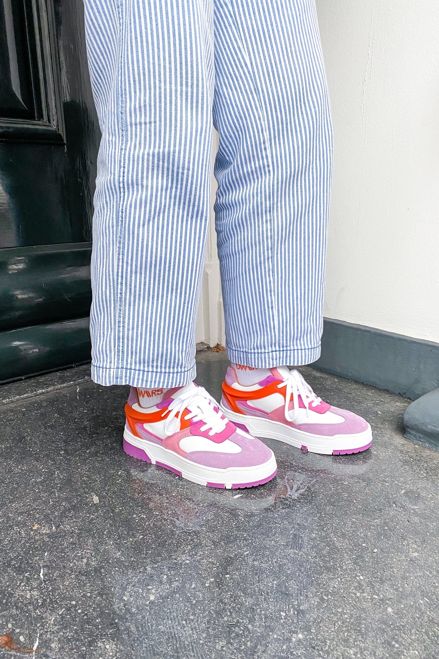 DURBAN SNEAKER PURPLE / ORANGE 3