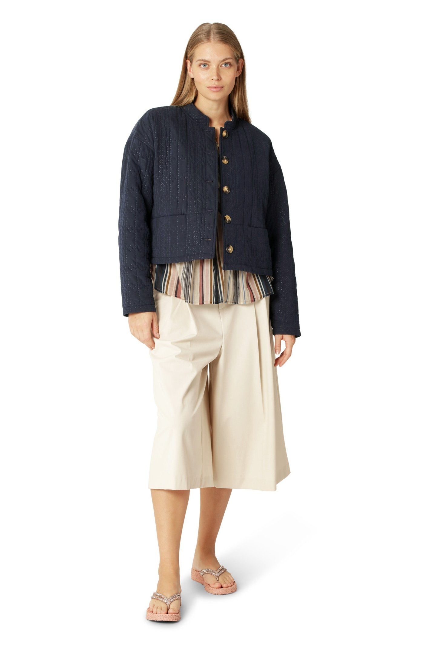 RAIN&OUTERWEAR QUILTTO01 DARK INDIGO 1