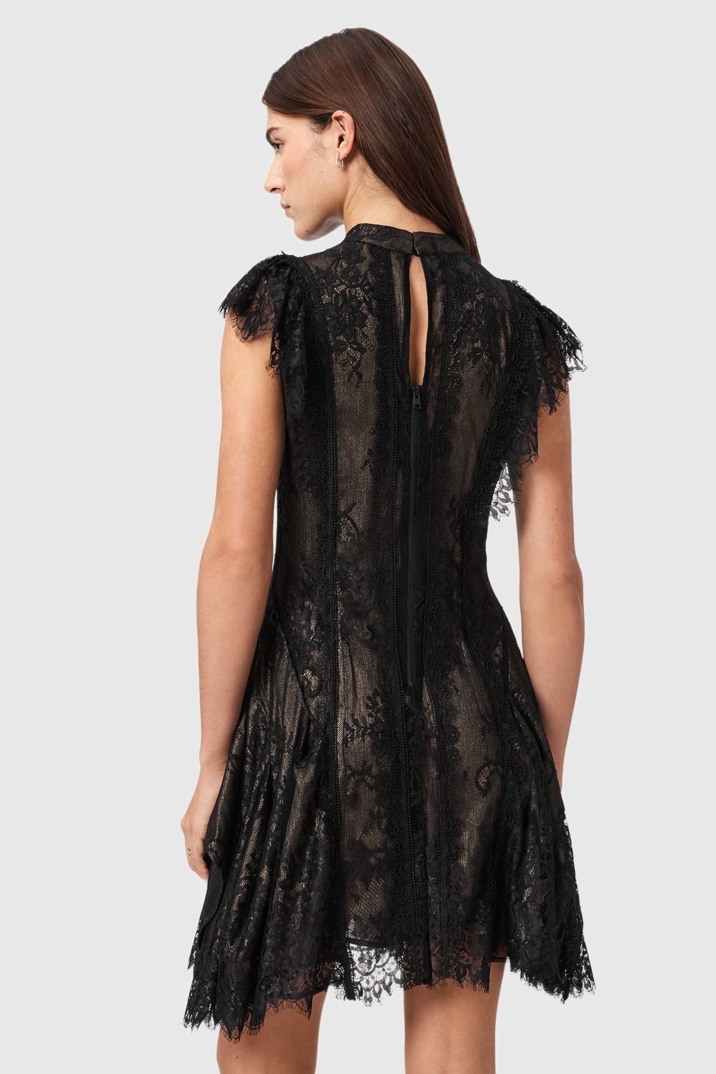 FLEUR DRESS METALLIC GOLD 4