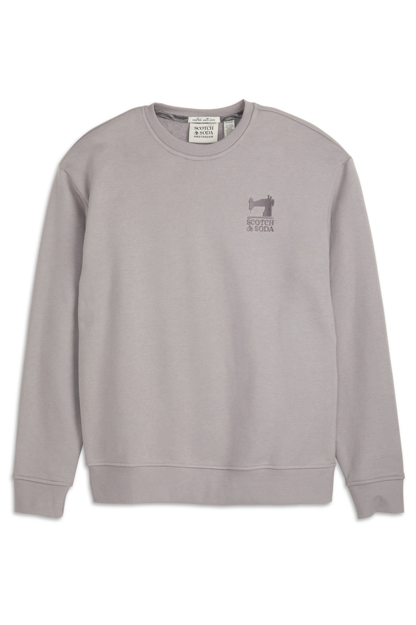 GRAPHIC CREW GREY/PURPLE 1