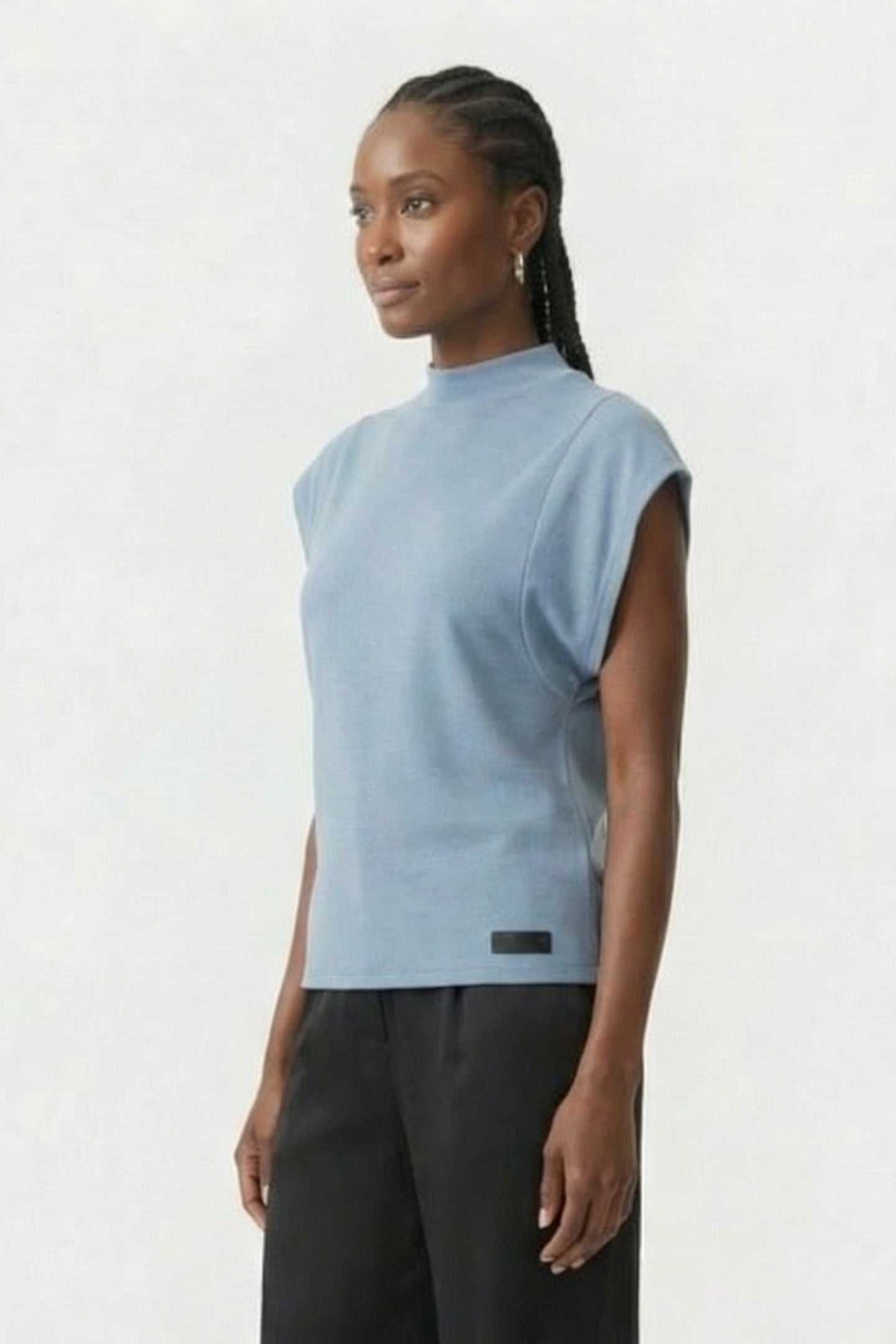 BETSIE T-SHIRT AZUR BLUE 2