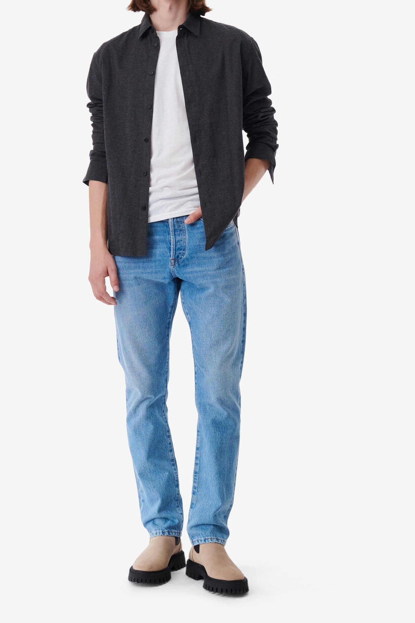 VENUS SHIRT MIXED GREY 2