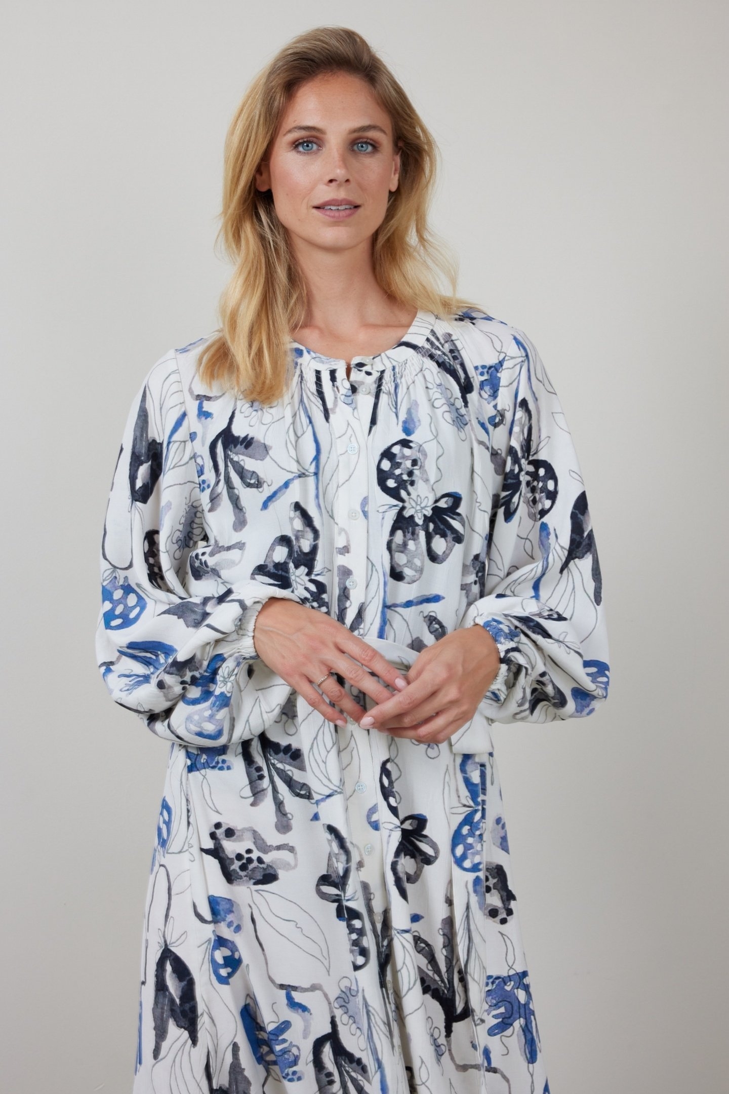 DRESS DIVINE OFFWHITE AMBIANCE PRINT 2