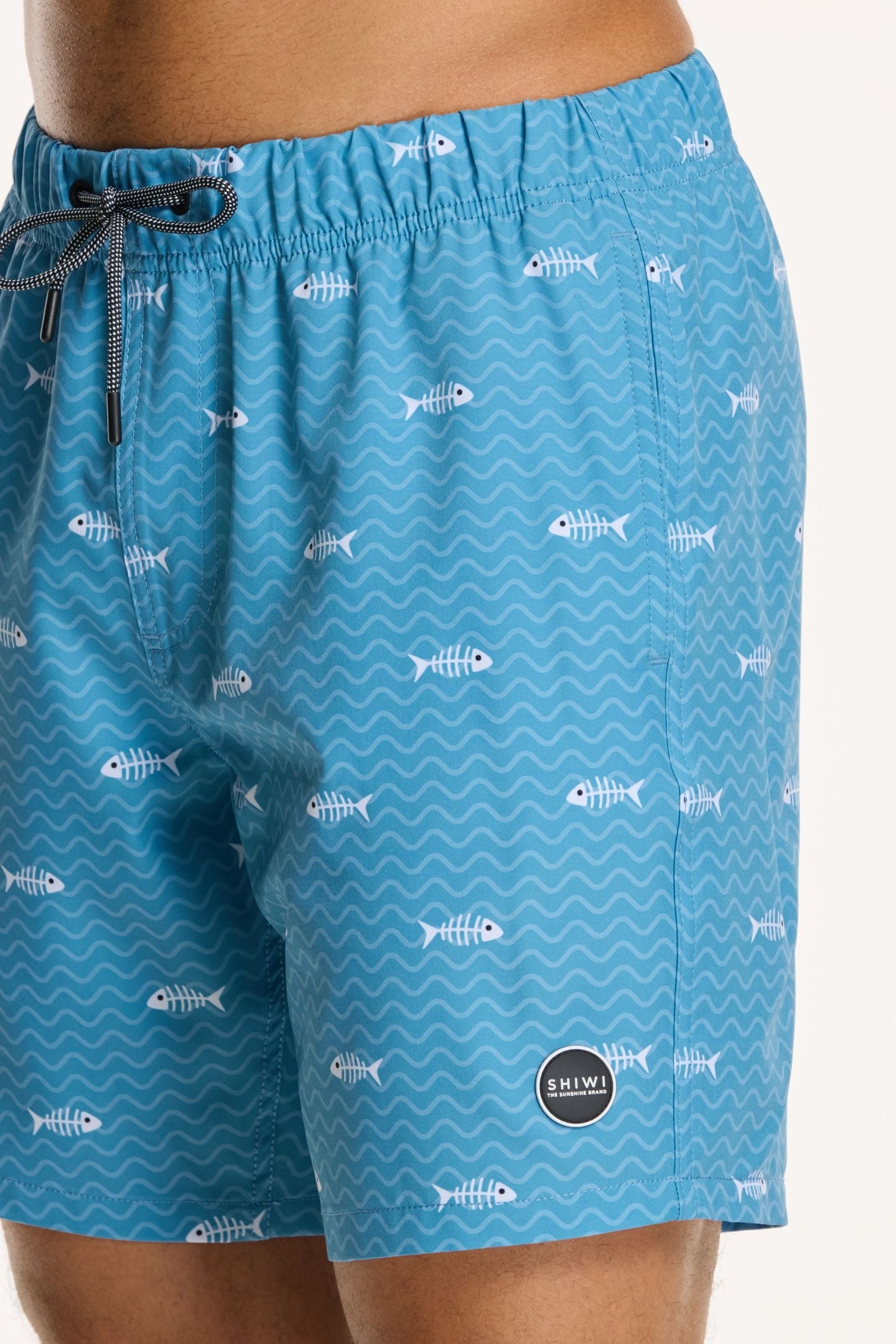 SWIM SHORTS FISH BONE CANADIAN BLUE 6