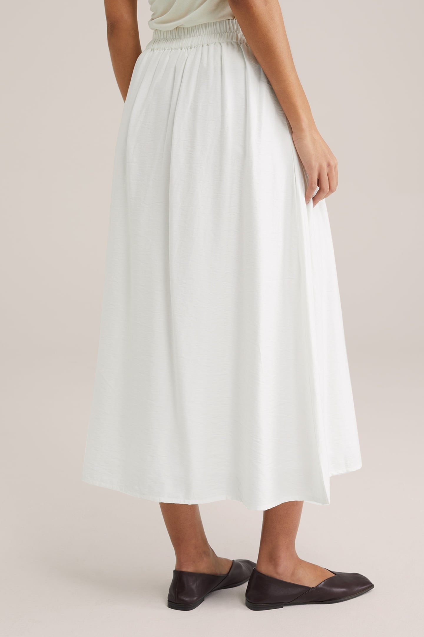 SKIRT MEDIUM LENGTH WHITE 3