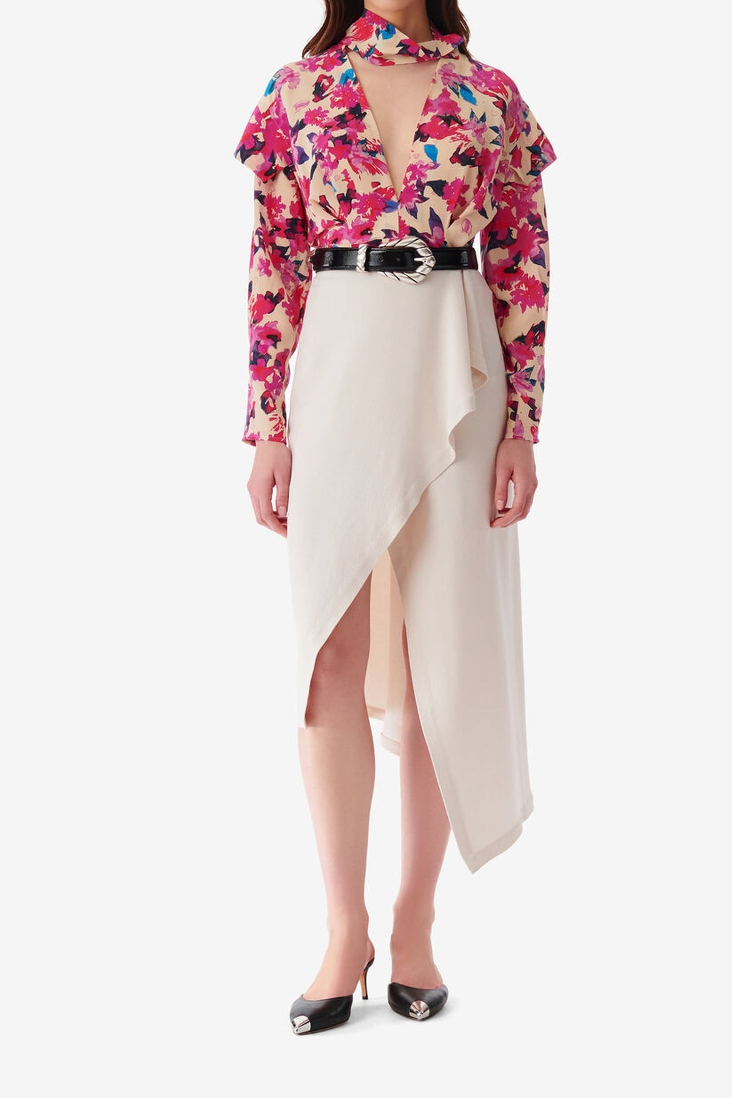 MARTINA TOP MULTICO ECRU 1