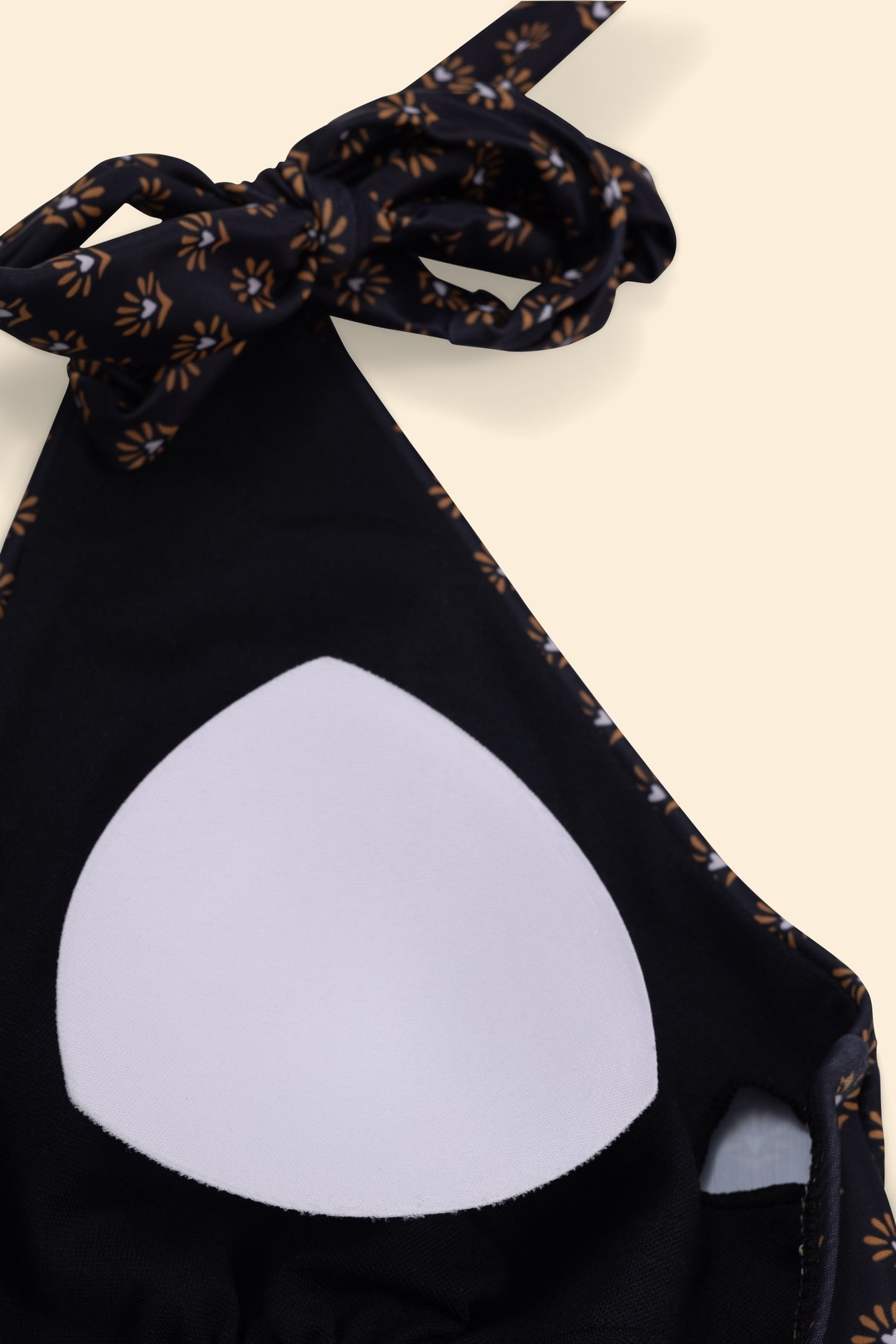 BLACK SWIMSUIT WITH FLORAL HEART PRINT BLACK 7