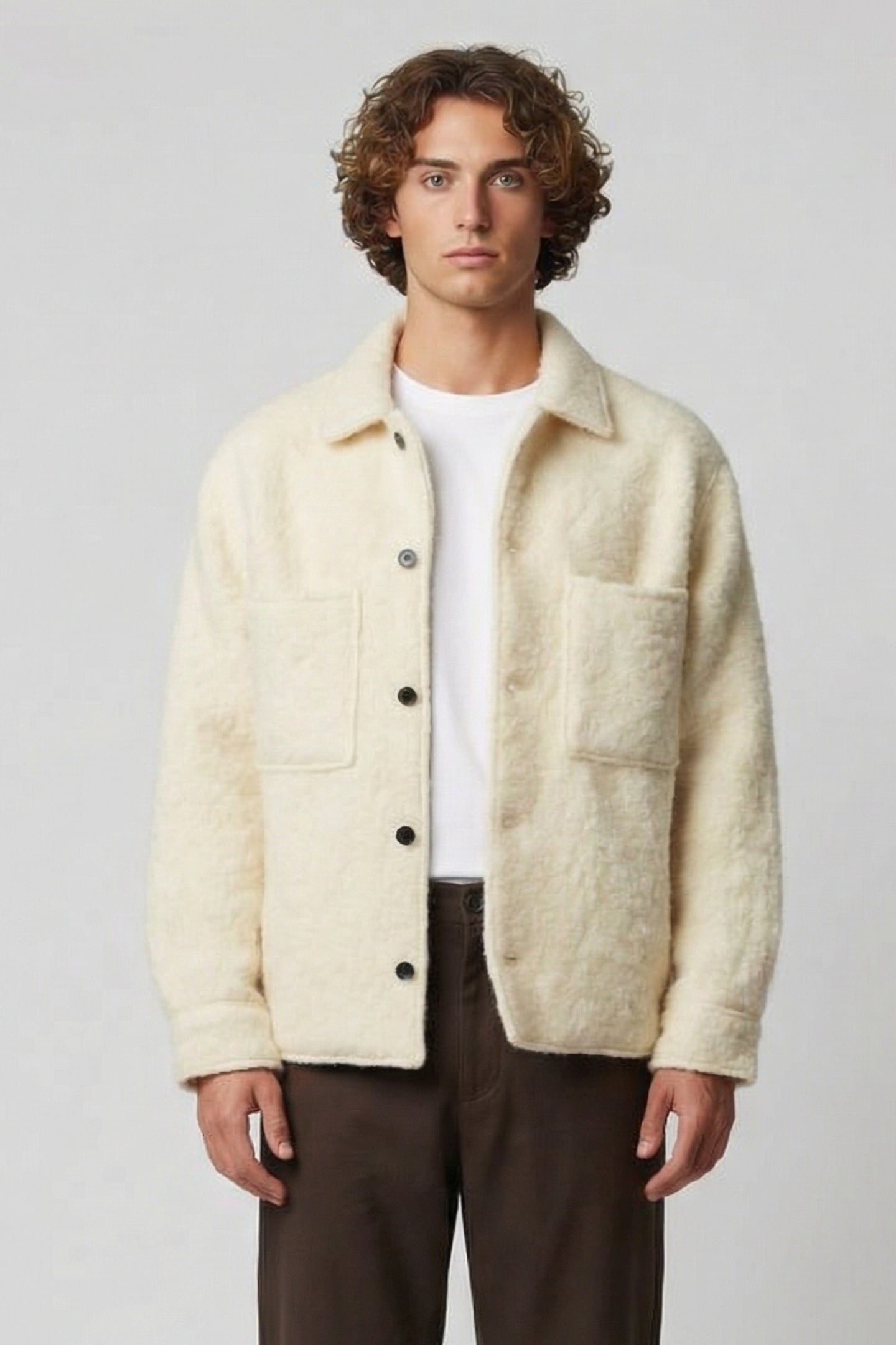 JOSESPE OVERSHIRT ECRU 1