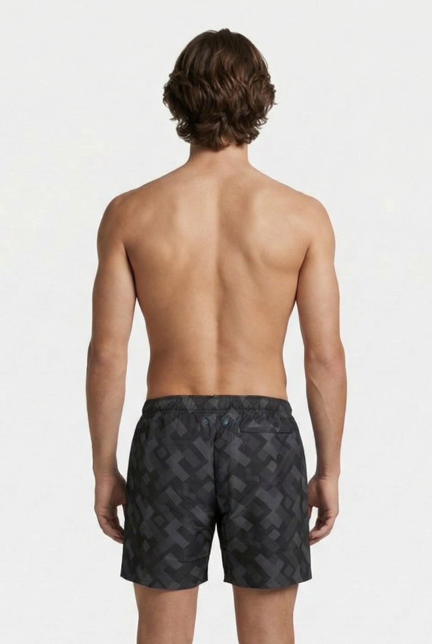 MEN'S ARENA EVO BEACH BOXER AO BLACK MULTI 2