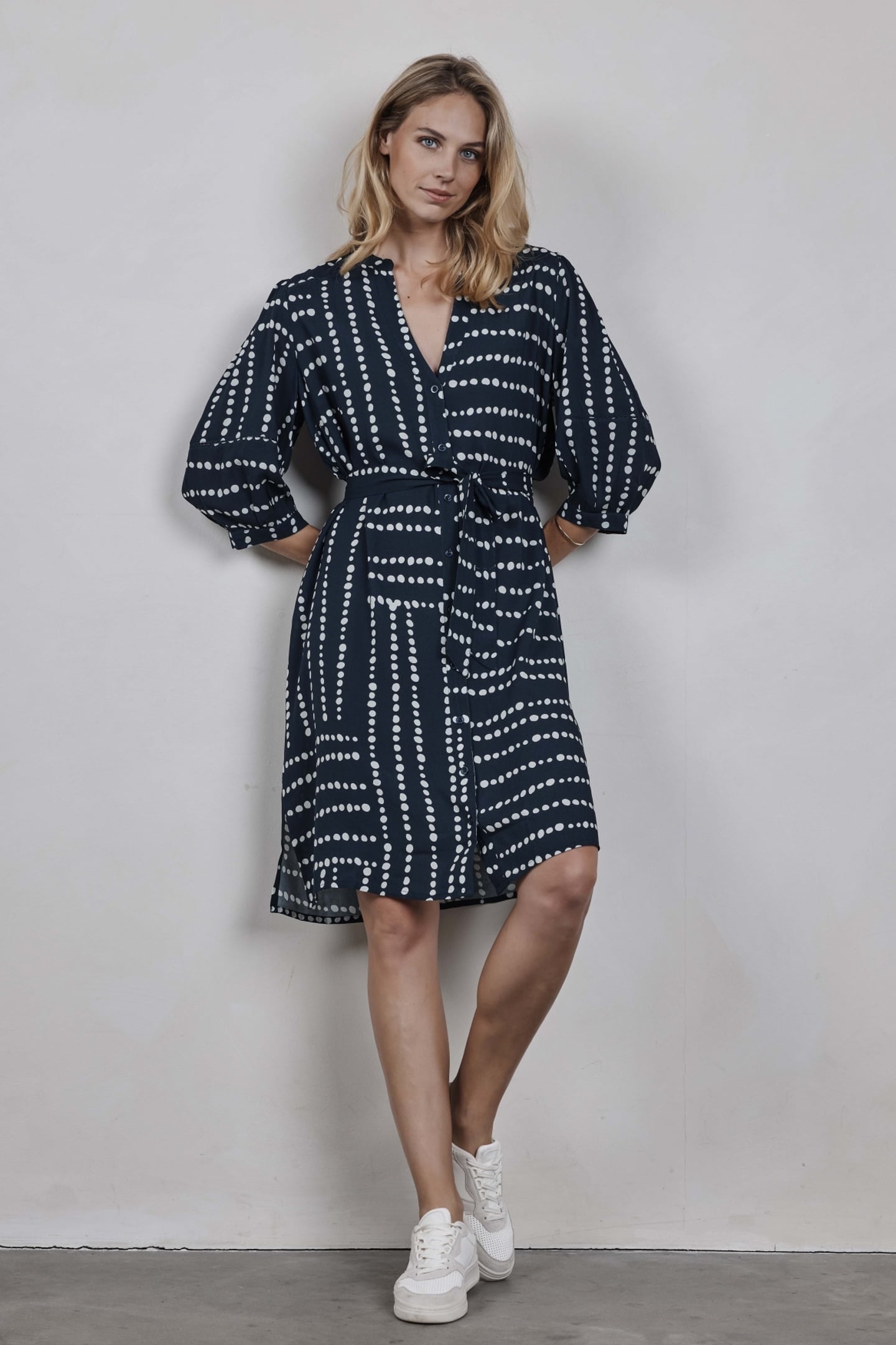 TUNIC RIVIERA DARK BLUE SOURCE PRINT 2