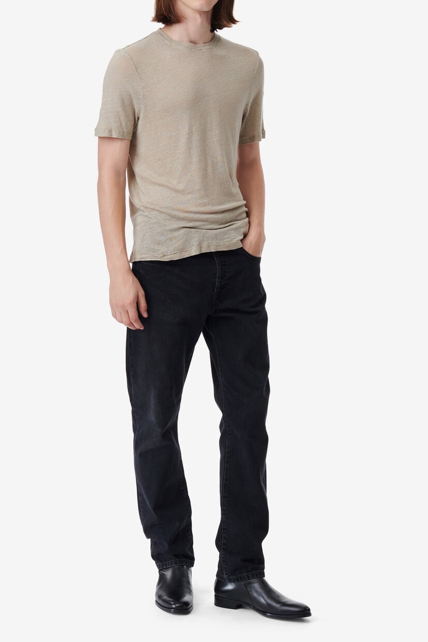 ARESO T-SHIRT TAUPE 2