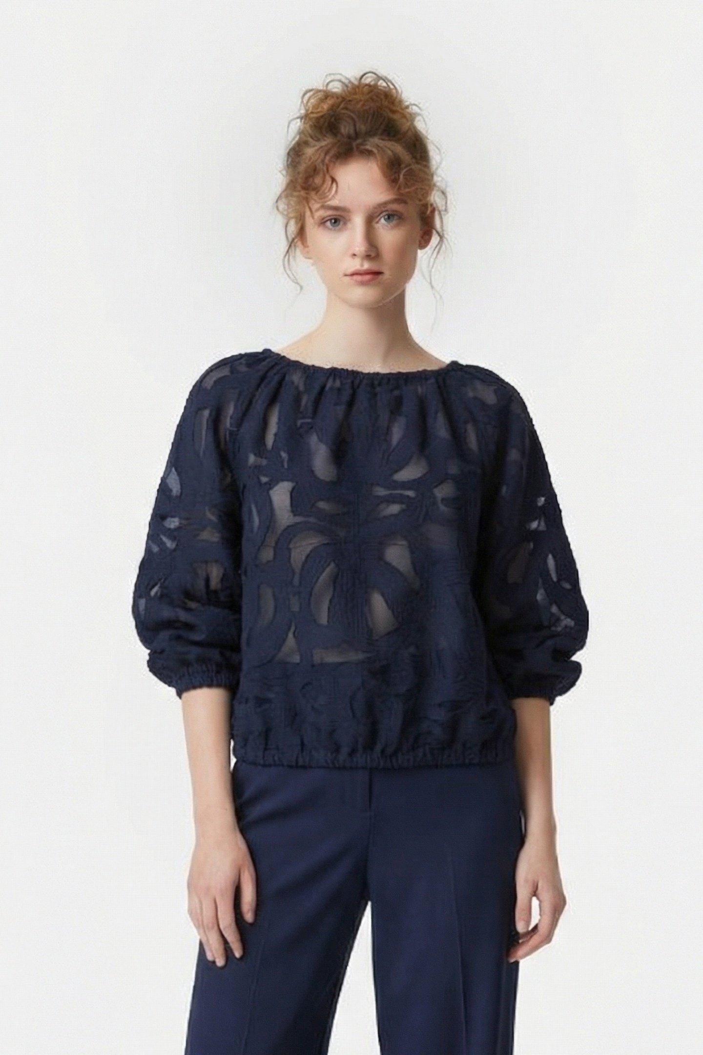 ELISE TOP NAVY 1