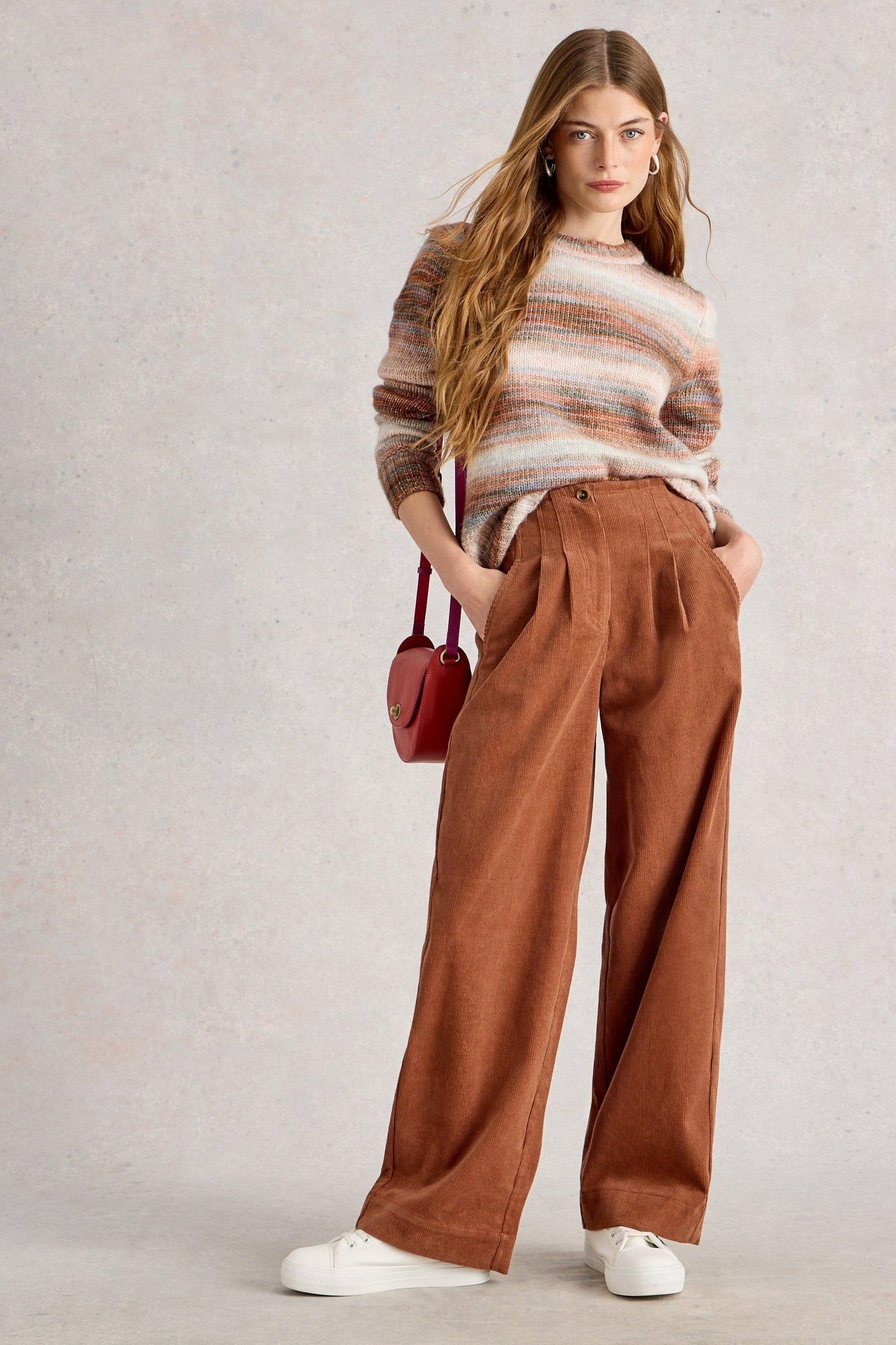 SABRINA SPACEDYE JUMPER NATURAL MULTI 2