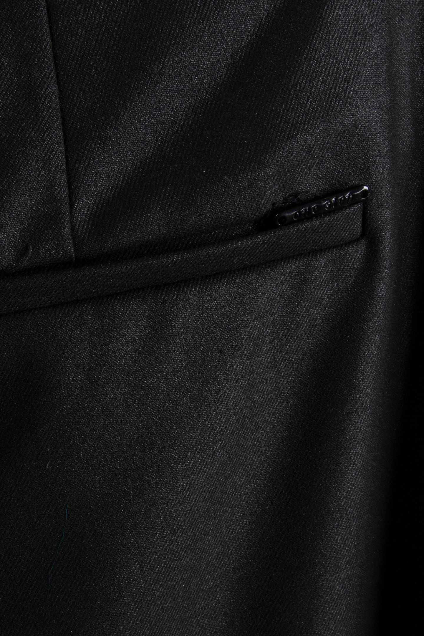 PAN - BLACK COATED CIGARETTE PANTS HIGH WAIST 7/8 4