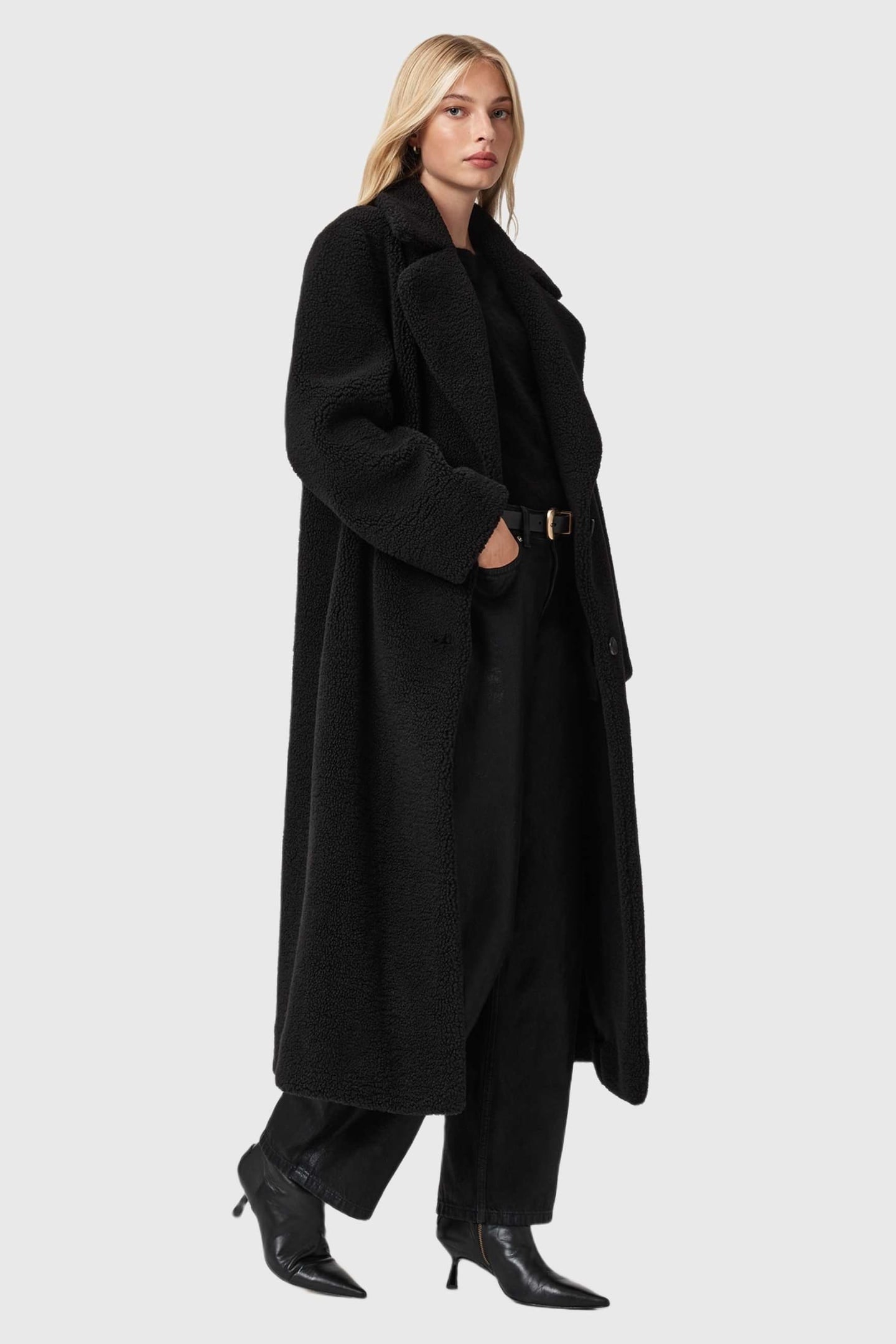 FREDDIE FUR COAT BLACK 3