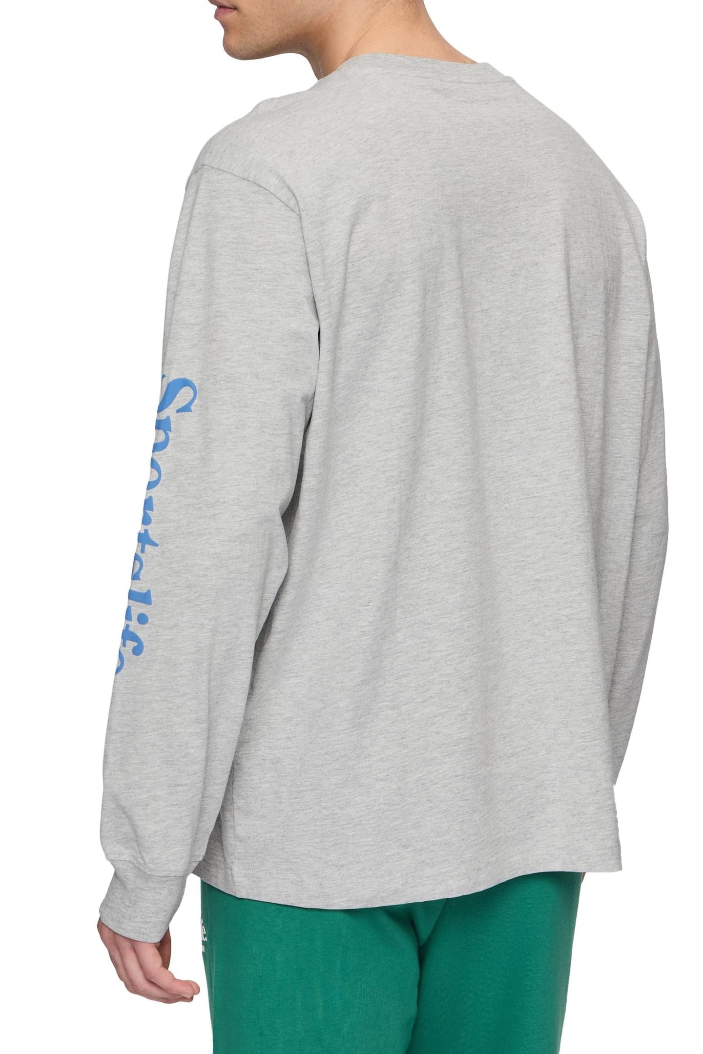 LAON OVERSIZED LONG SLEEVE LIGHT GREY MELANGE 3