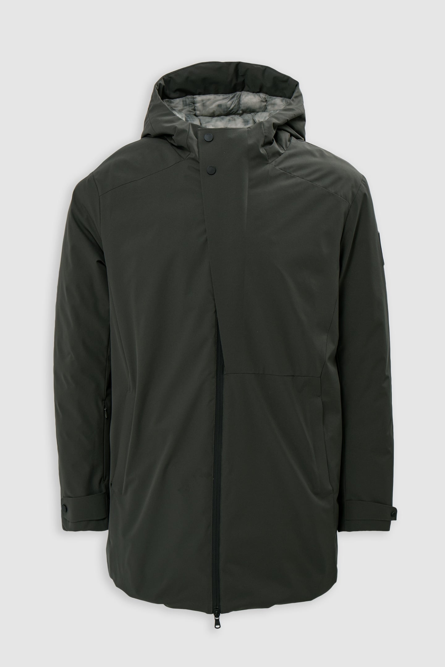 PARKA DARK GREEN INTERIOR MARBLE PRINT WATERPROOF HOMME 4