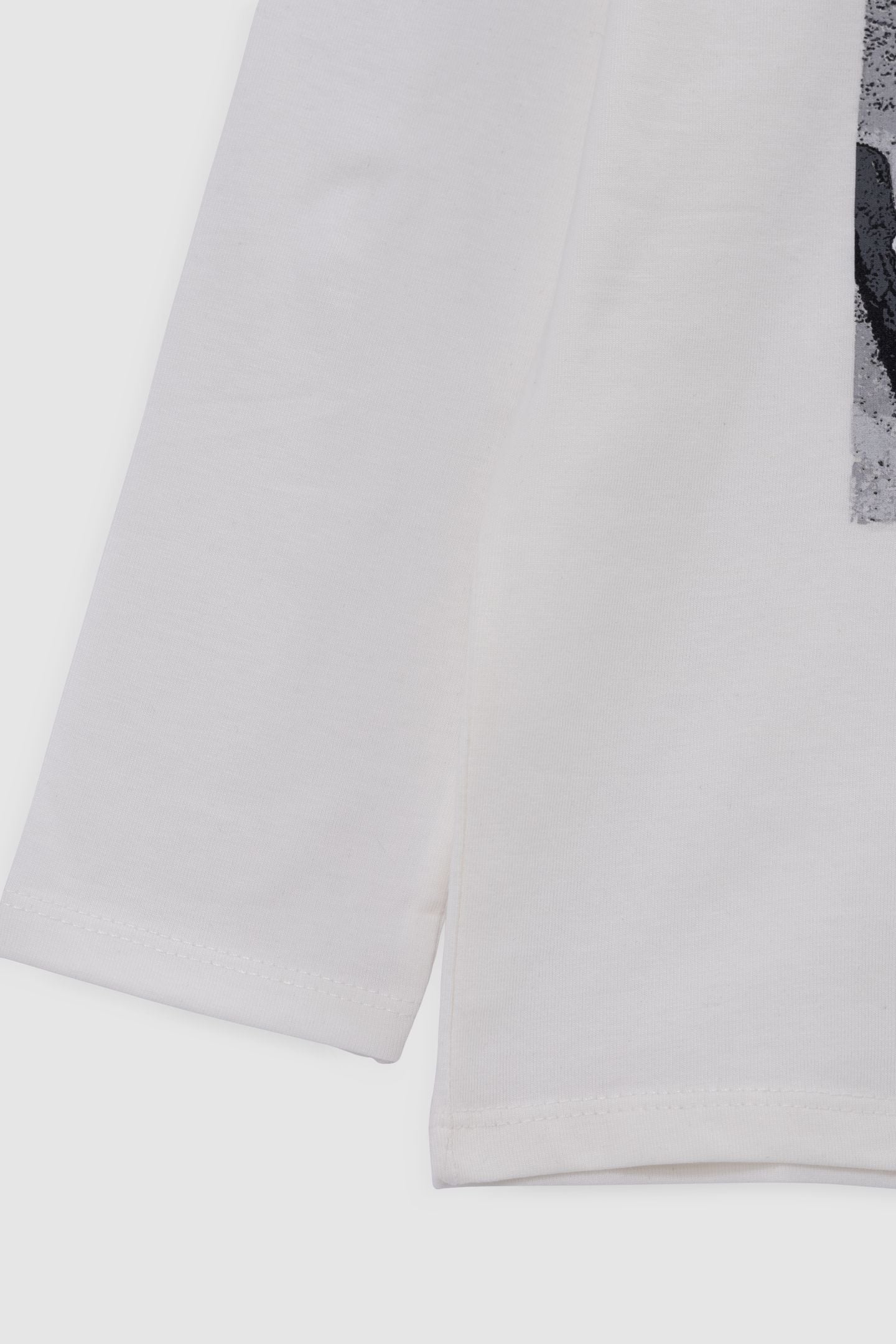 BOY'S OFF-WHITE ORGANIC COTTON T-SHIRT LEOPARD-GRAPHER 4