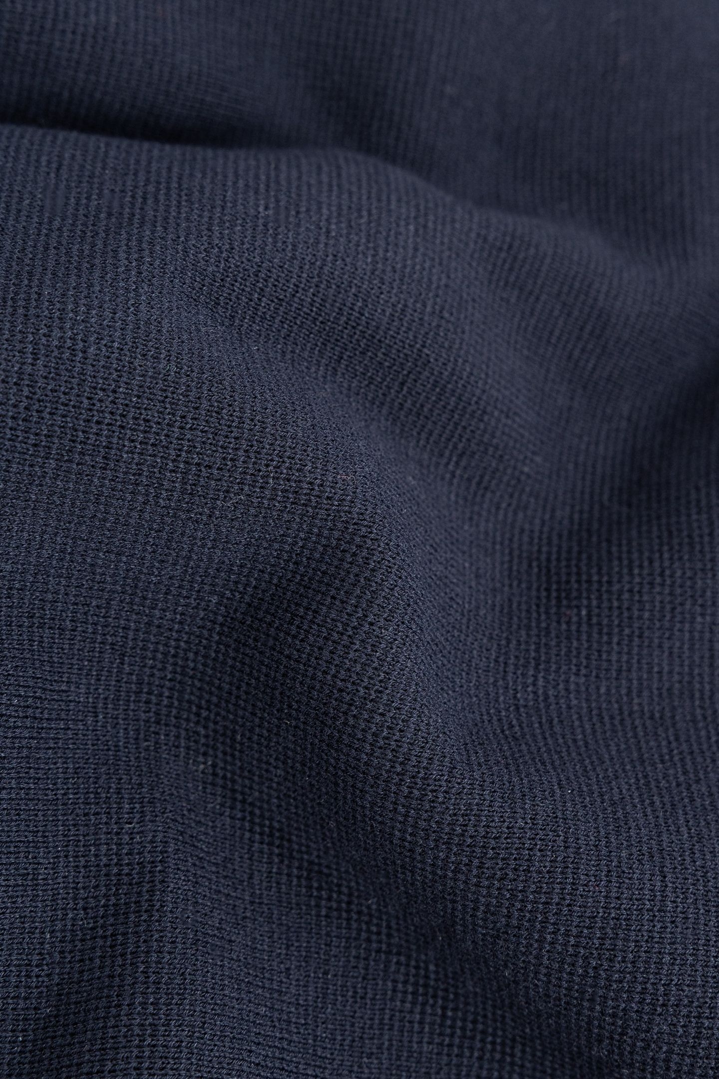 SHORT NAVY KNITTED CARDIGAN WITH ENGRAVED BUTTONS 6