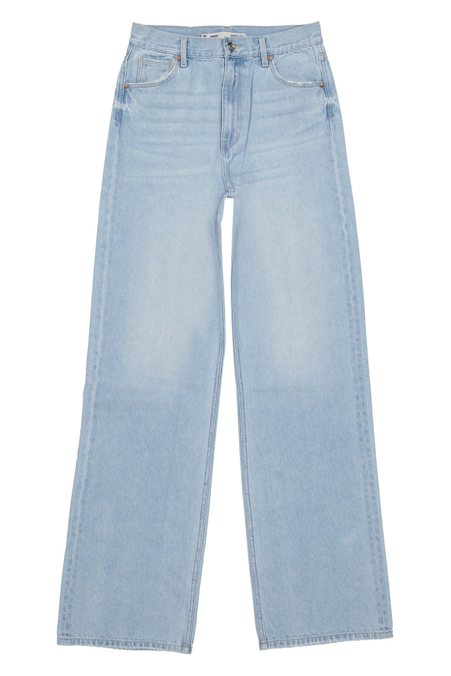 OASIS DENIM WIDE LEG JEANS LIGHT BLUE STONE 5