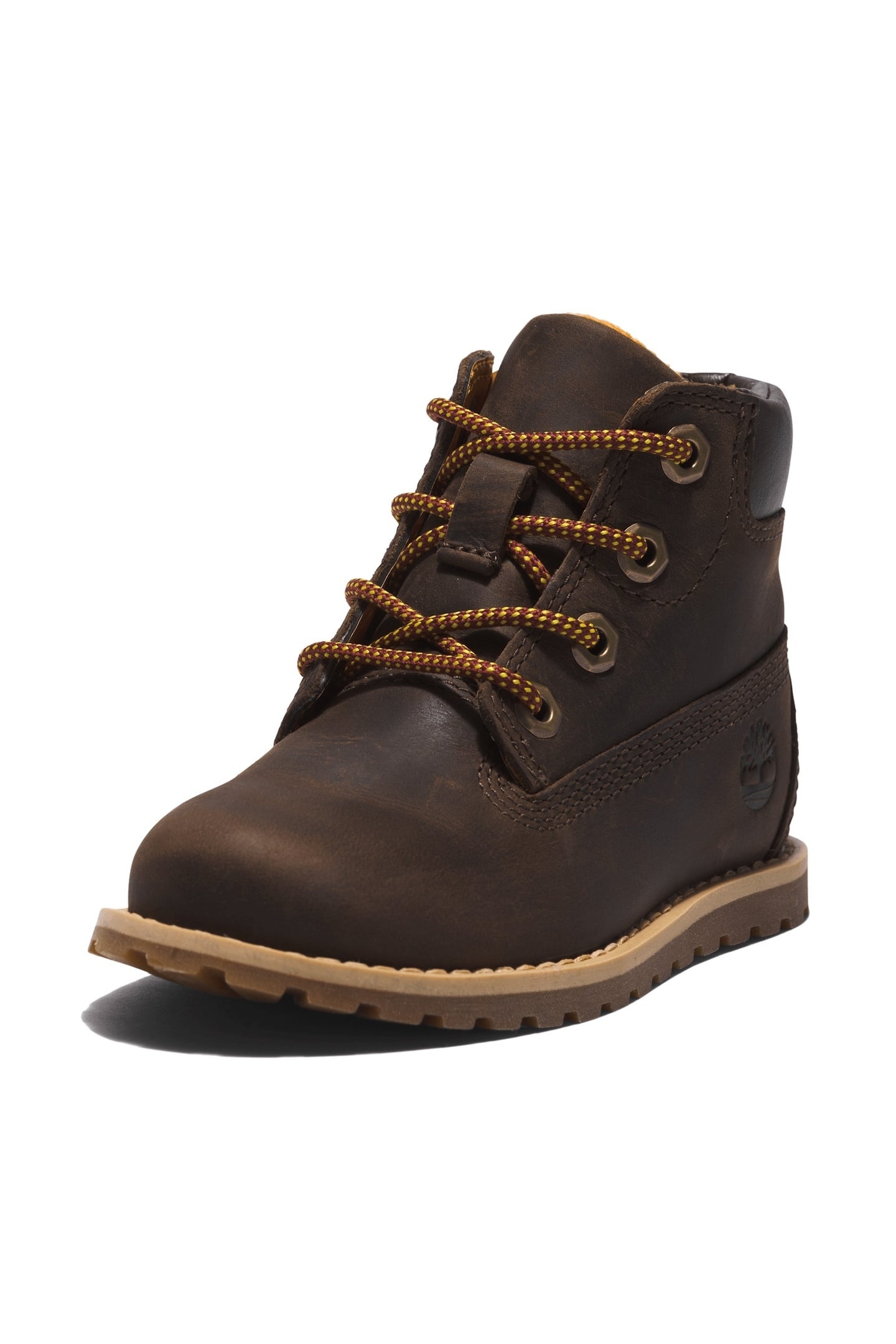 UNISEX POKEY PINE MID LACE UP WITH ZIP BOOT DARK BROWN 2