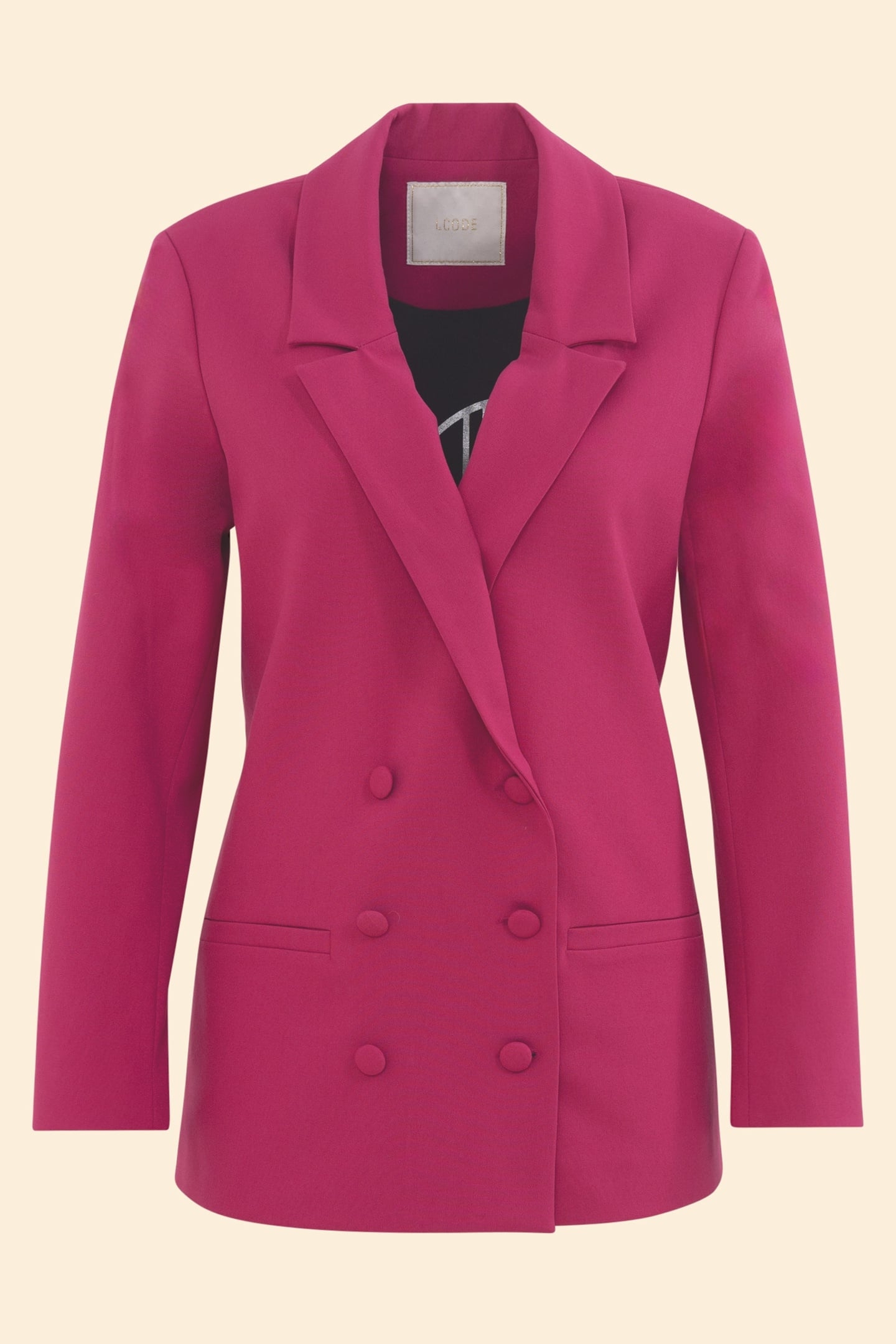 PURPLE DOUBLE-BREASTED SUIT JACKET VIOLINE 6