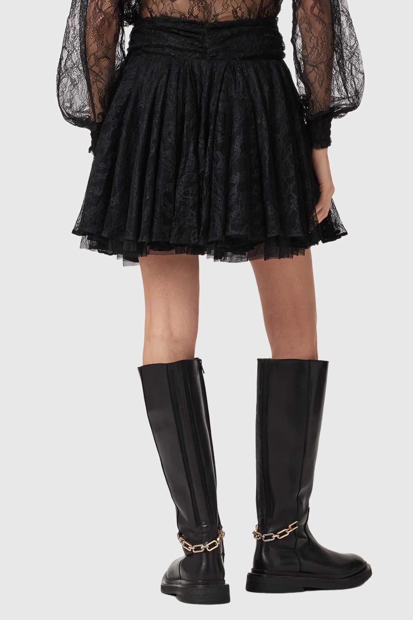 ATHENA LACE SKIRT BLACK 3
