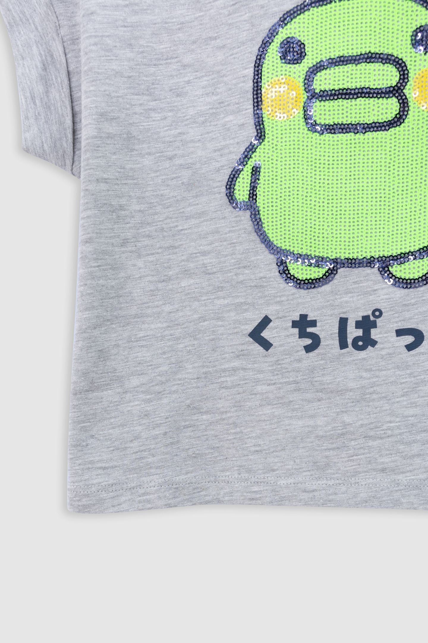 SEQUINED GREY T-SHIRT TAMAGOTCHI X IKKS 4