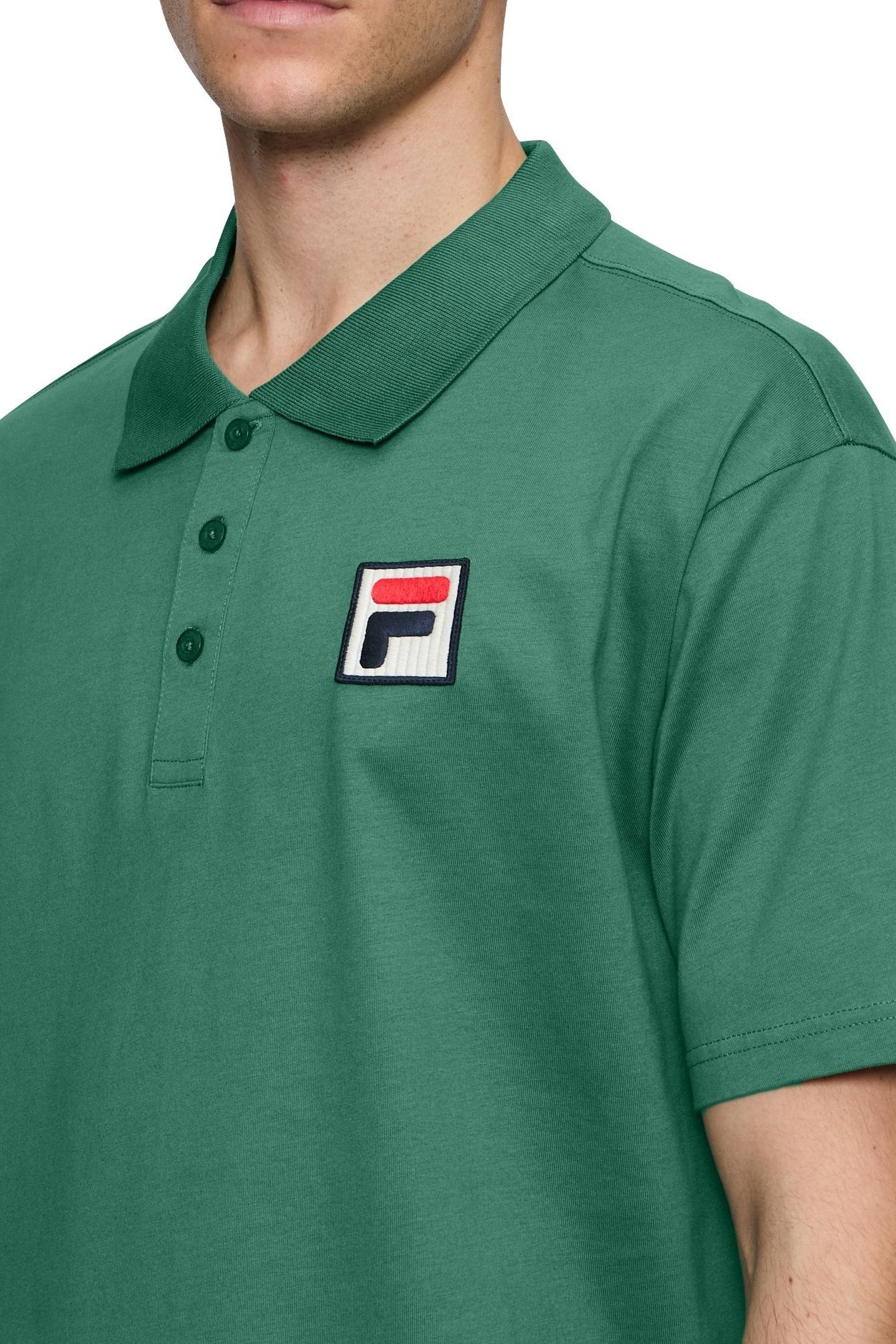 UNISEX BURFORD LOOSE POLO FIR 7