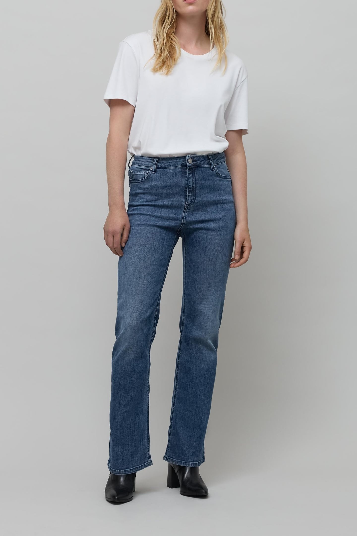 BLUE GREEN BOOTCUT JEANS 3