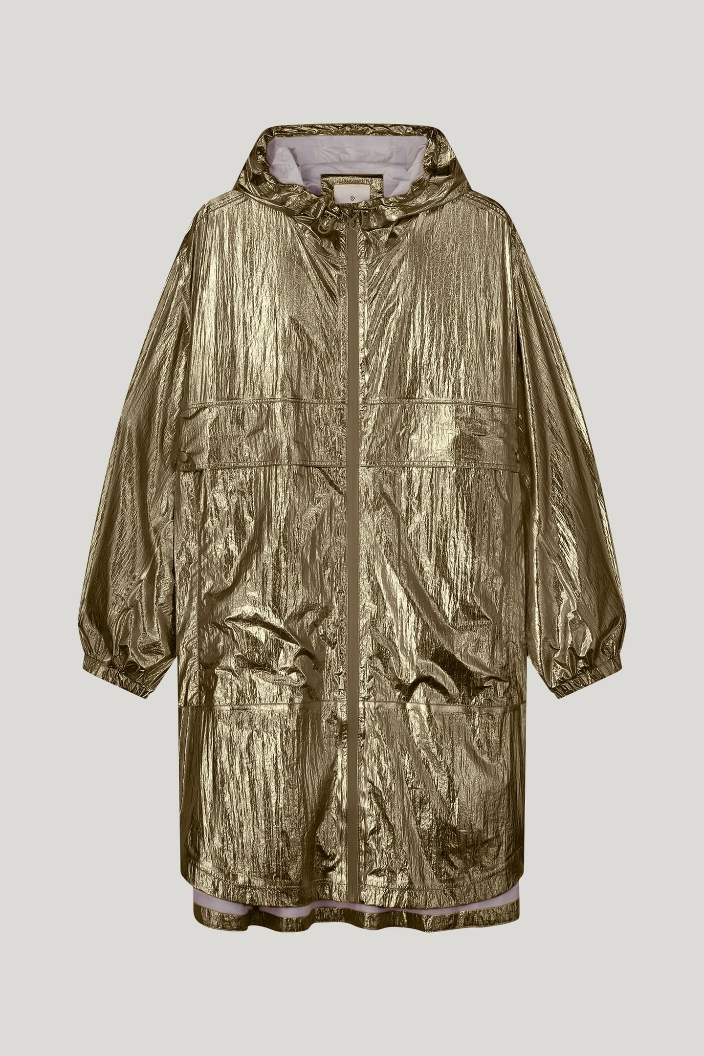 COAT METALLIC RAIN COMBAT GREEN 4